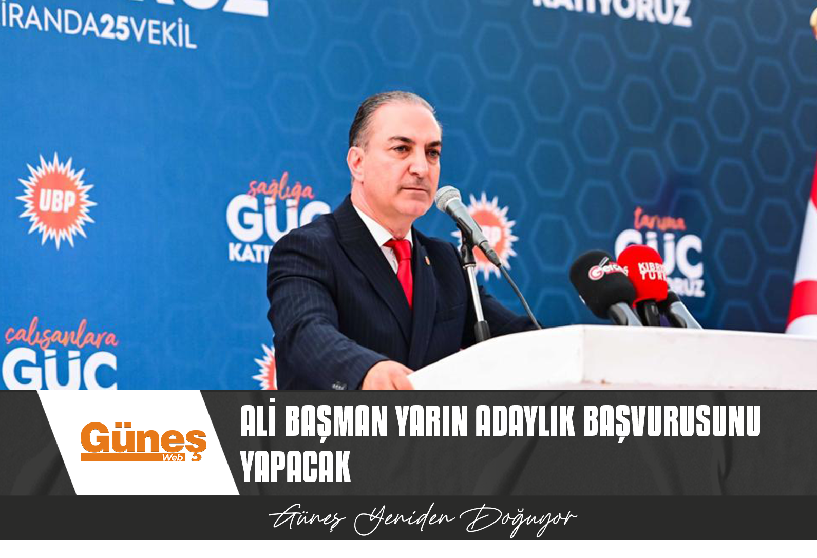 UBP MİLLETVEKİLİ ADAYI ALİ BAŞMAN YARIN ADAYLIK BAŞVURUSUNU YAPACAK