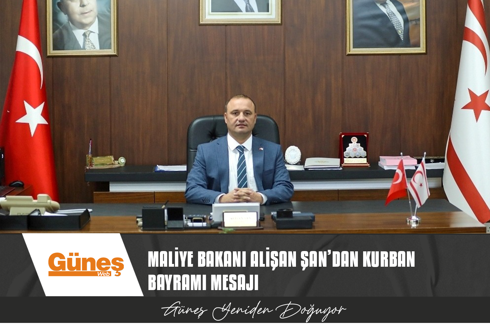 MALİYE BAKANI ALİŞAN ŞAN’DAN KURBAN BAYRAMI MESAJI