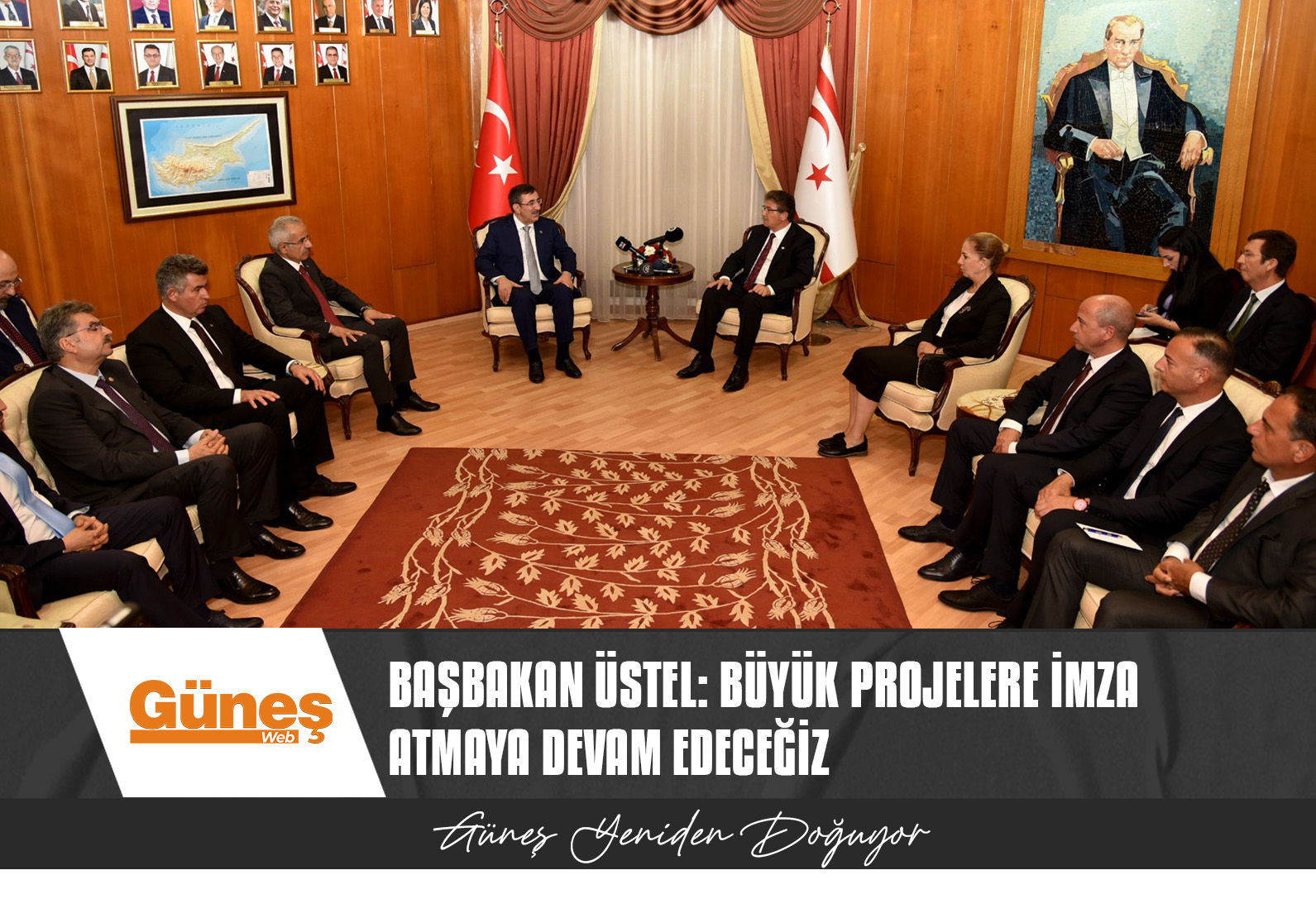 BAŞBAKAN ÜSTEL: BÜYÜK PROJELERE İMZA ATMAYA DEVAM EDECEĞİZ