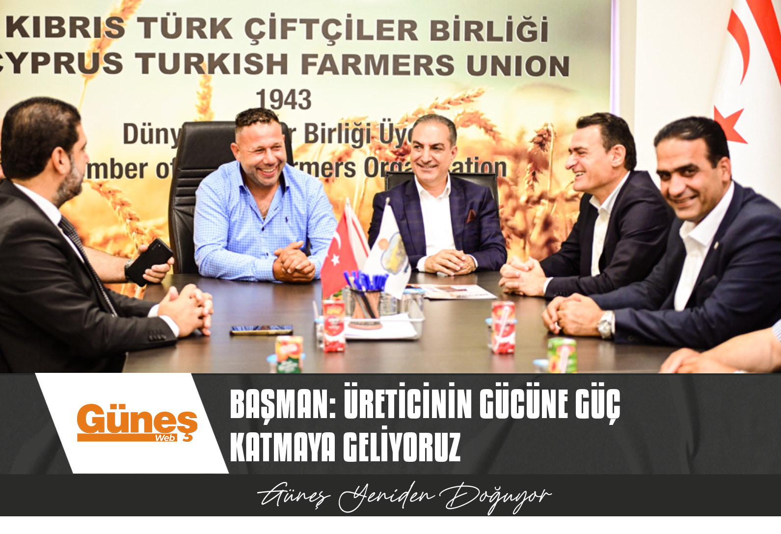 ALİ BAŞMAN’DAN KIBRIS TÜRK ÇİFTÇİLER BİRLİĞİ’NE ZİYARET