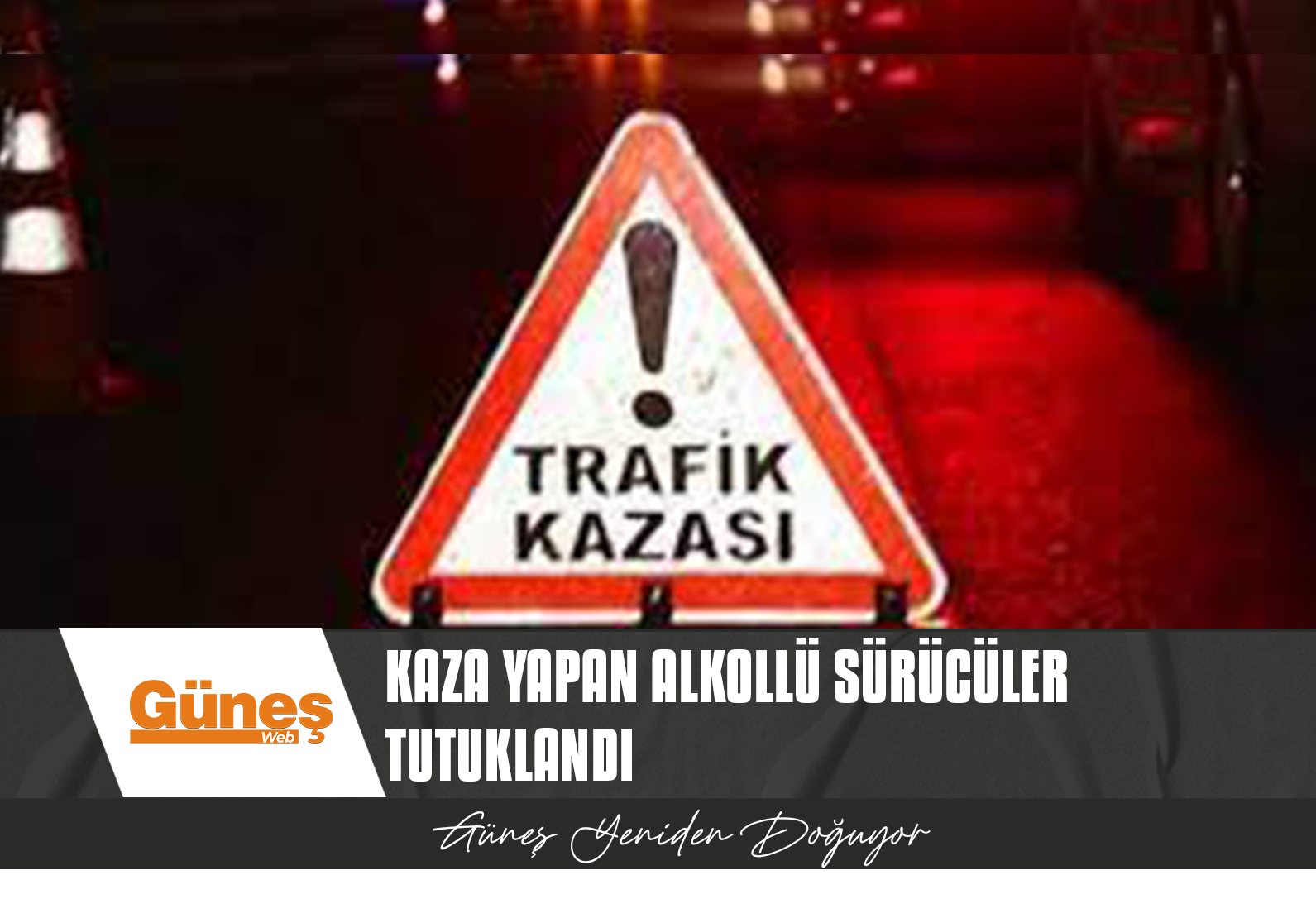 345 PROMİL ALKOLLE DİREKSİYON BAŞINA GEÇTİ, KAZA YAPTI