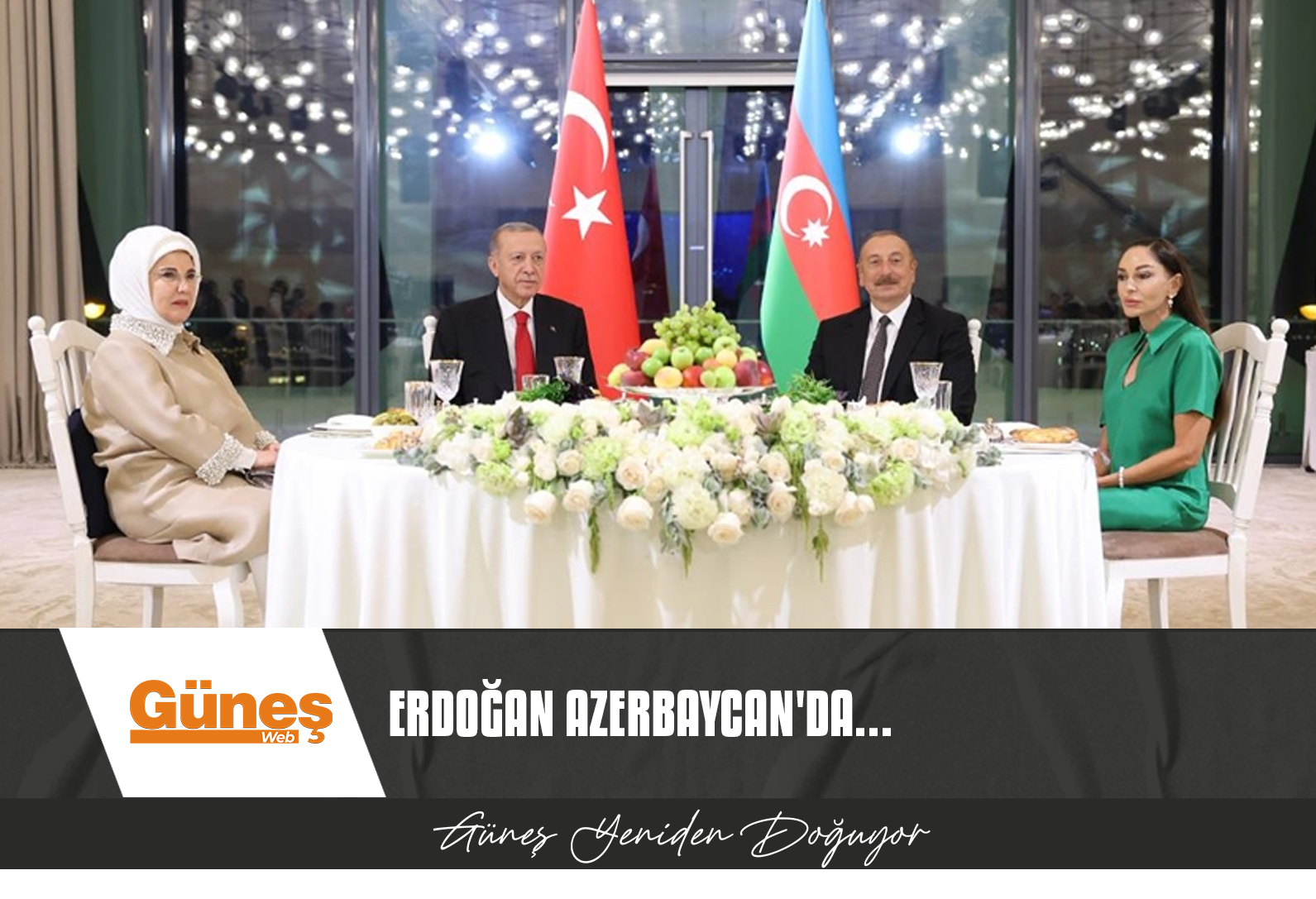 TÜRKİYE CUMHURİYETİ CUMHURBAŞKANI ERDOĞAN AZERBAYCAN’DA…