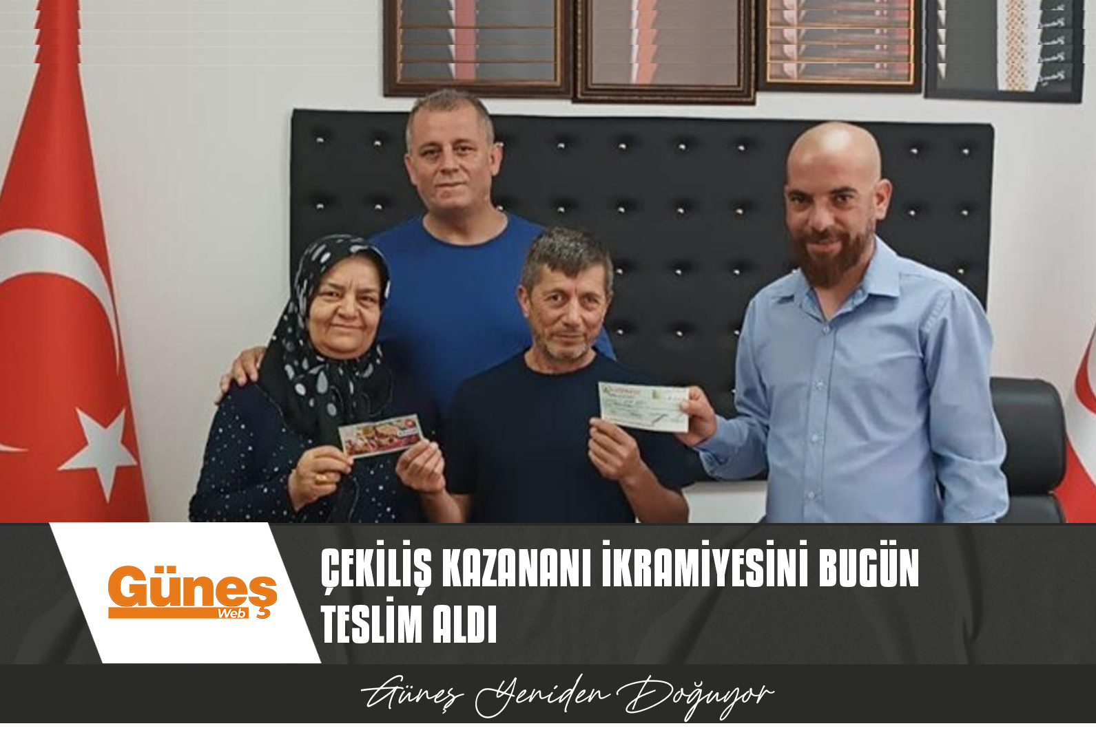 İKRAMİYE SAHİBİNE ULAŞTI