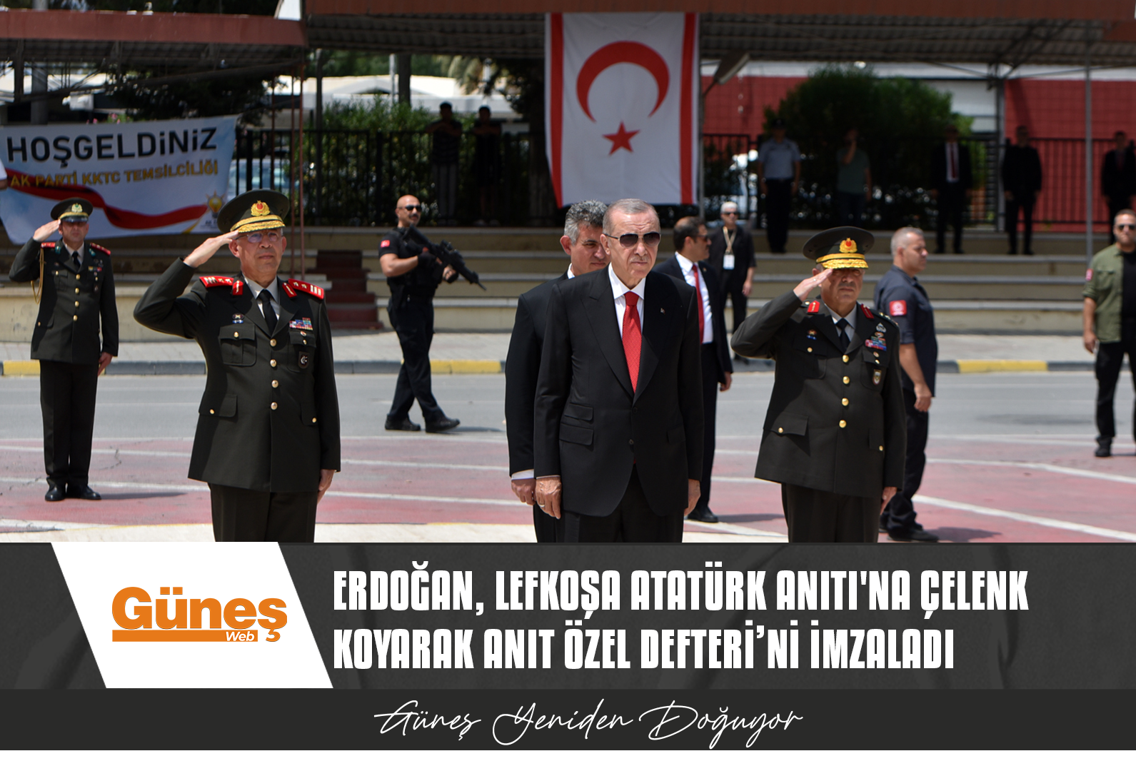 TÜRKİYE CUMHURBAŞKANI ERDOĞAN, ANIT ÖZEL DEFTERİ’Nİ İMZALADI