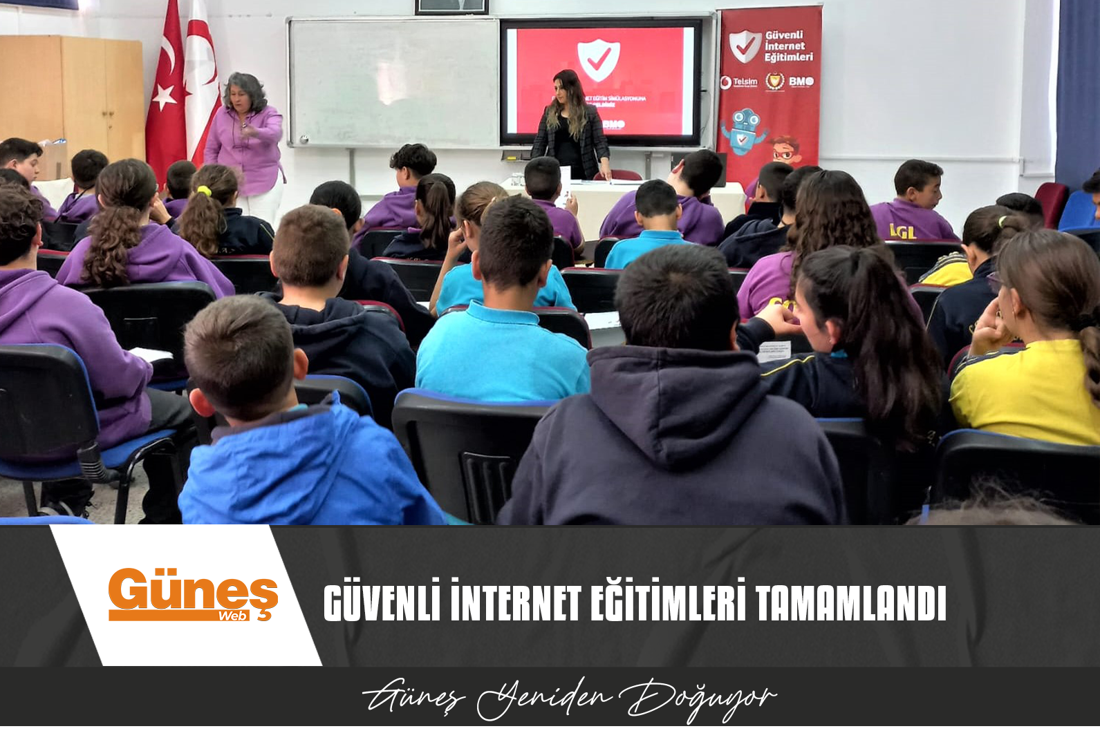 GÜVENLİ İNTERNET EĞİTİMLERİ TAMAMLANDI