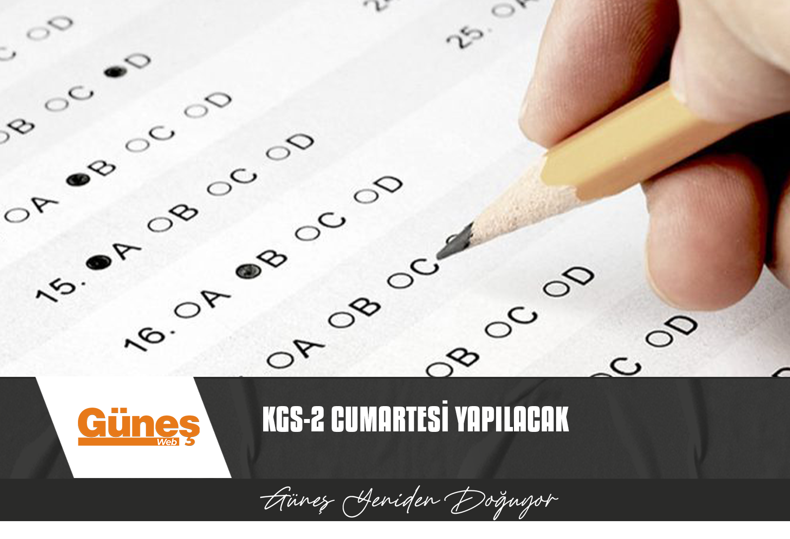 KGS-2 CUMARTESİ YAPILACAK