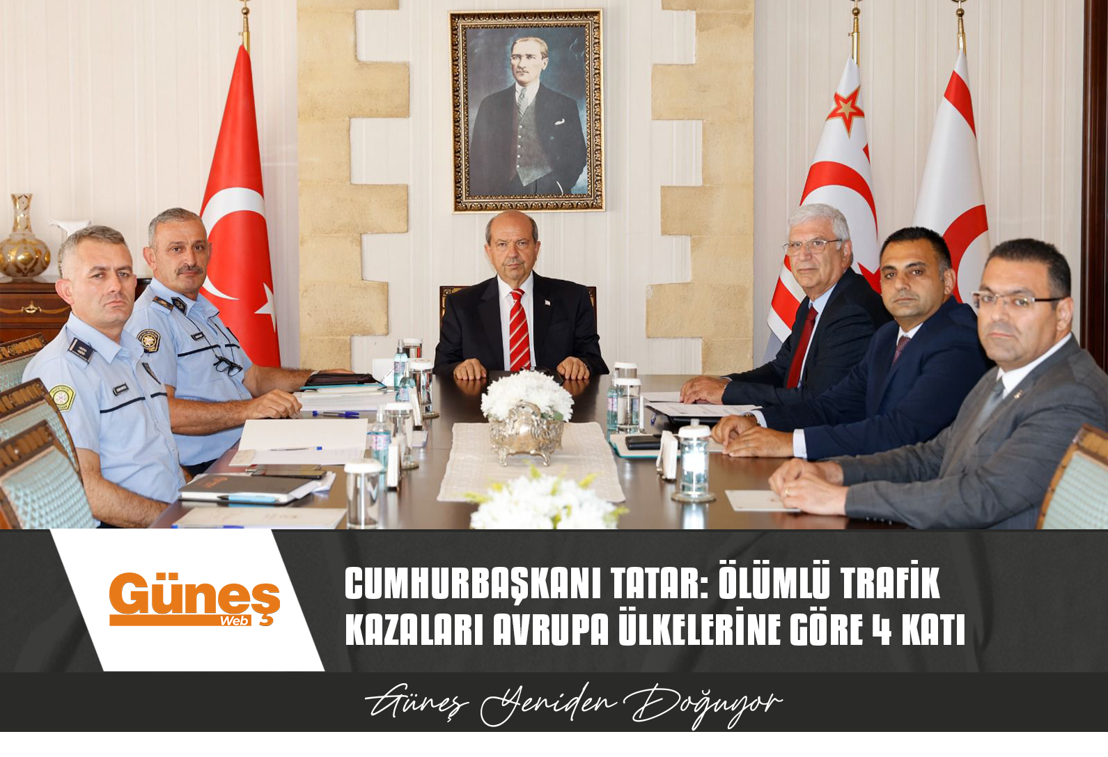 CUMHURBAŞKANI TATAR: “ÖLÜMLÜ TRAFİK KAZALARI AVRUPA ÜLKELERİNE GÖRE 4 KATI, İVEDİLİKLE TEDBİR ALINMALI”