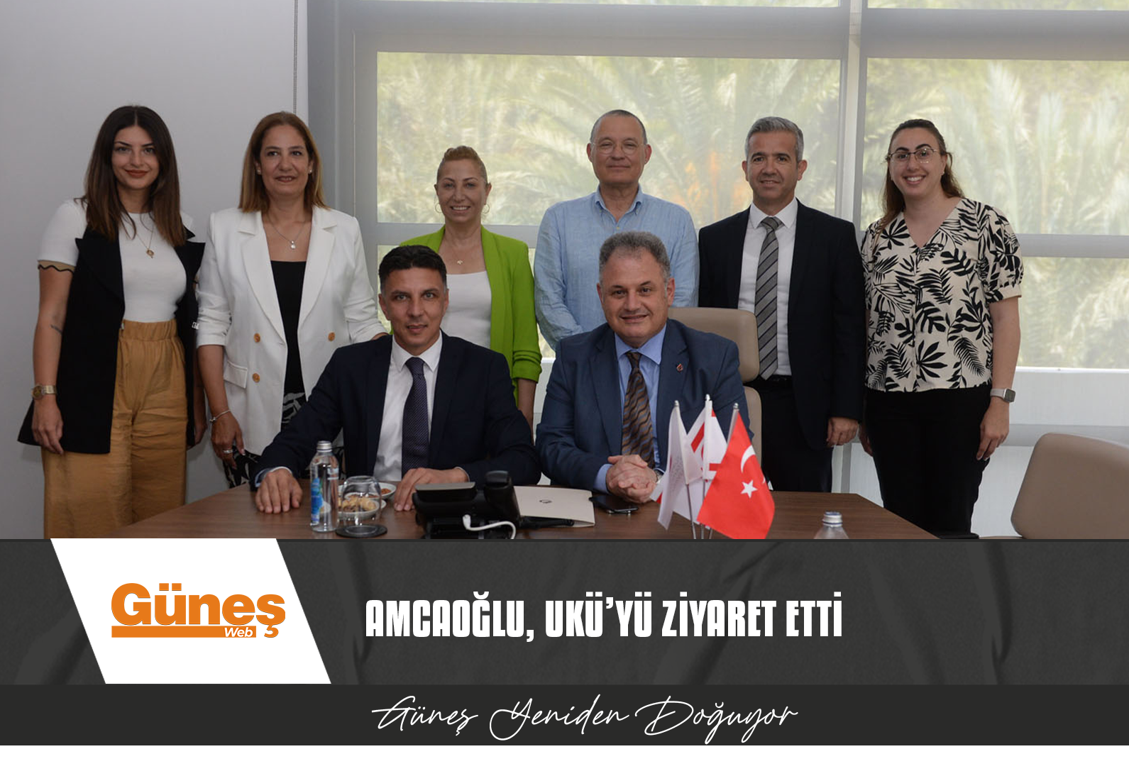 GÖNYELİ-ALAYKÖY BELEDİYESİ BAŞKANI AMCAOĞLU, UKÜ’YÜ ZİYARET ETTİ