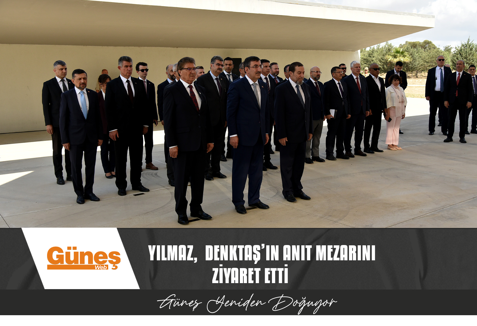 YILMAZ, KURUCU CUMHURBAŞKANI DENKTAŞ’IN ANIT MEZARINI ZİYARET ETTİ