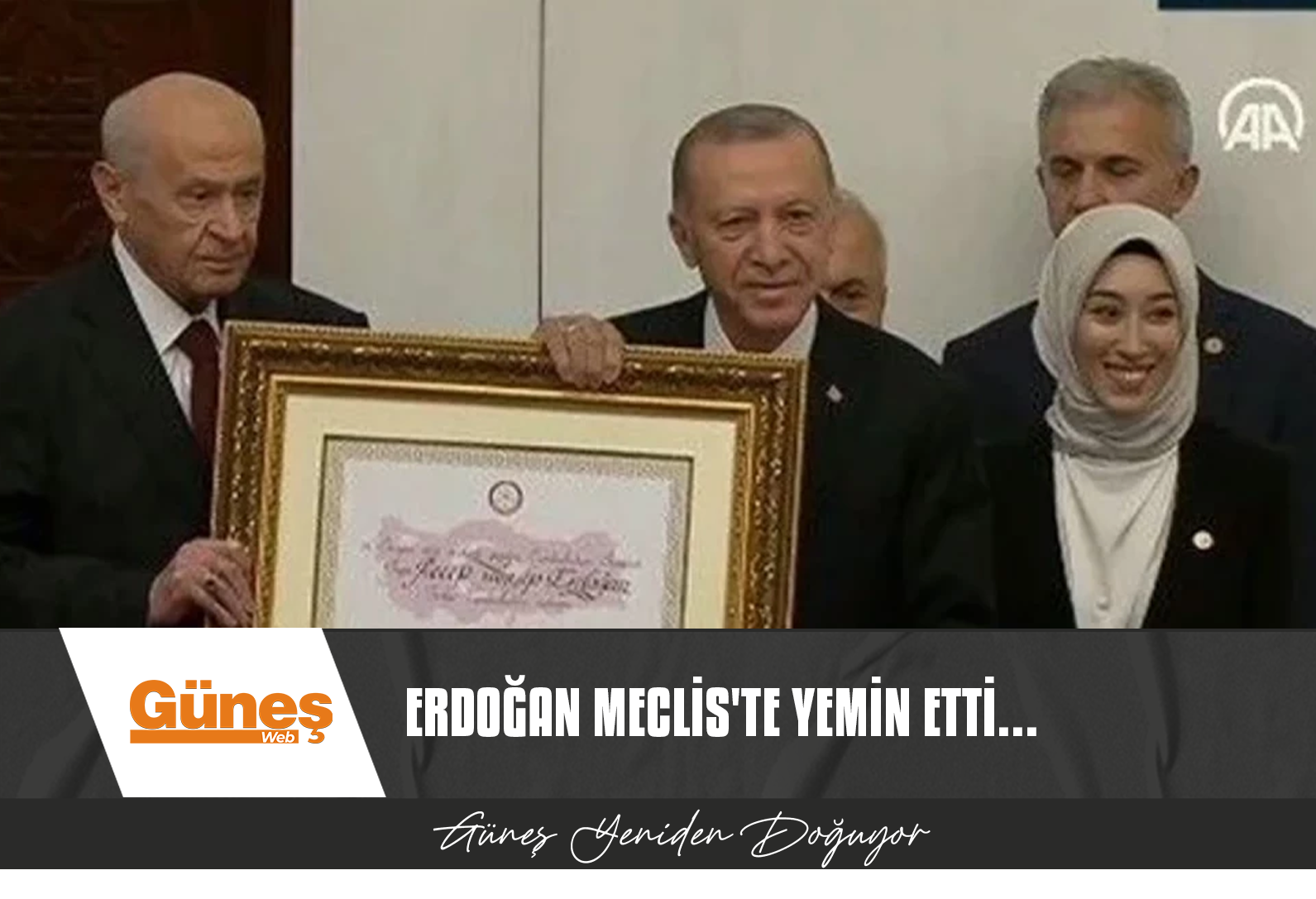 RESMEN GÖREVE BAŞLADI… ERDOĞAN MECLİS’TE YEMİN ETTİ…
