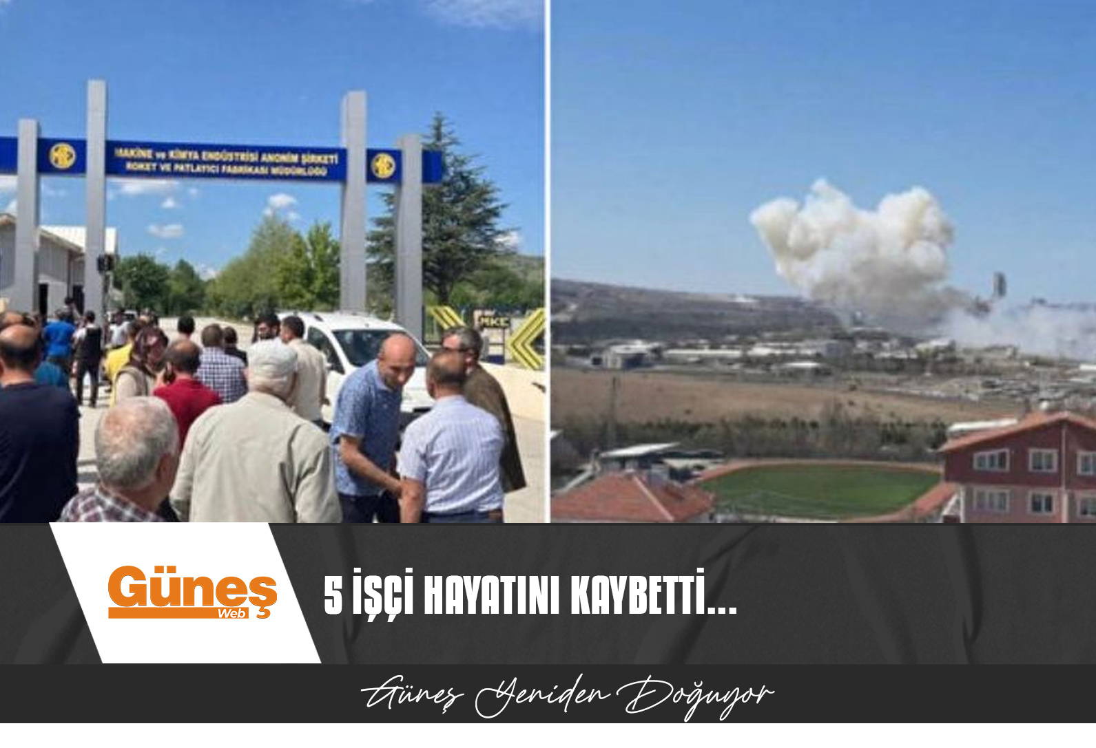 MKE ROKET VE PATLAYICI FABRİKASI’NDA YANGIN!