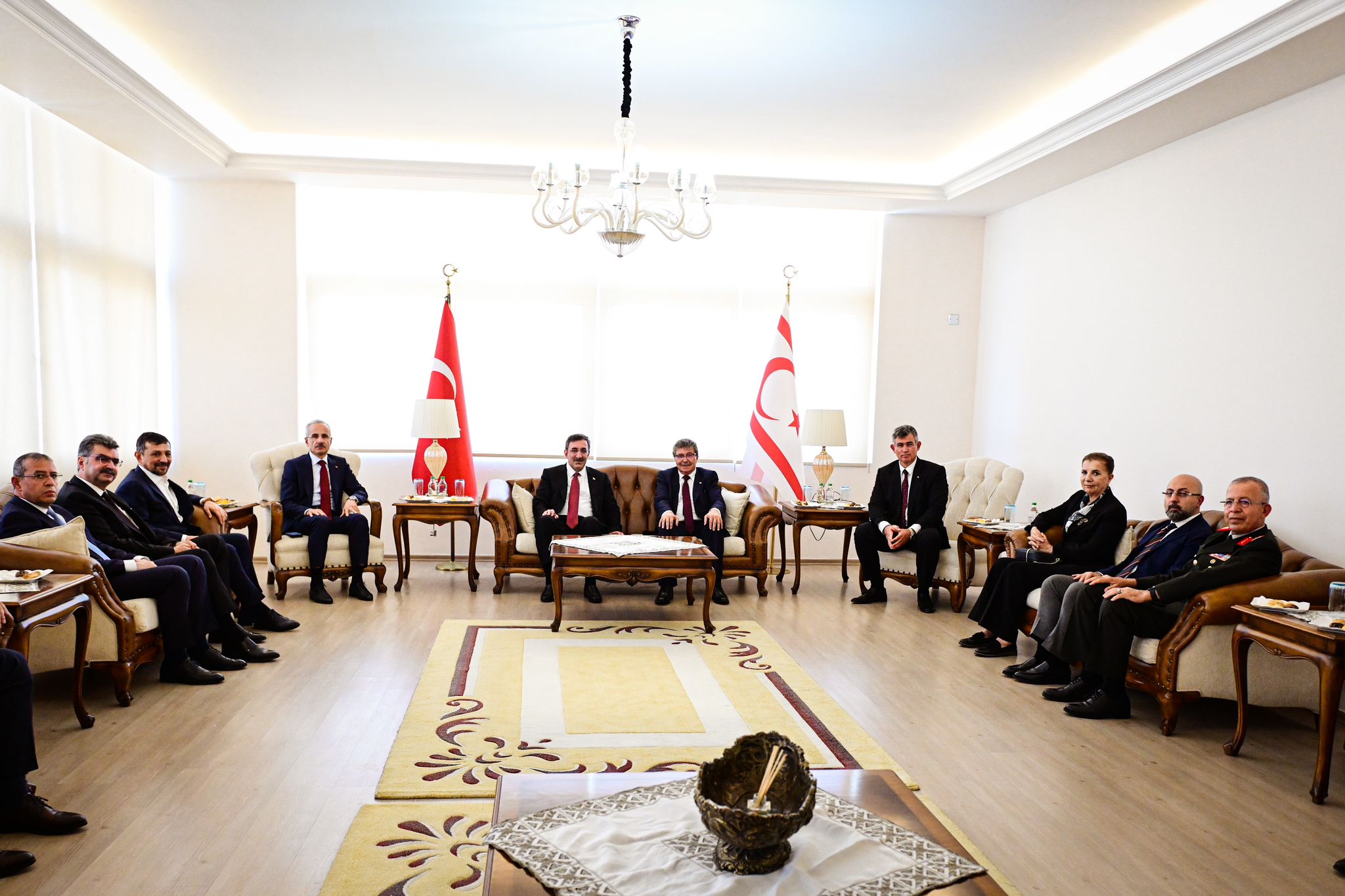 TÜRKİYE CUMHURBAŞKANI YARDIMCISI YILMAZ, KKTC’DE…