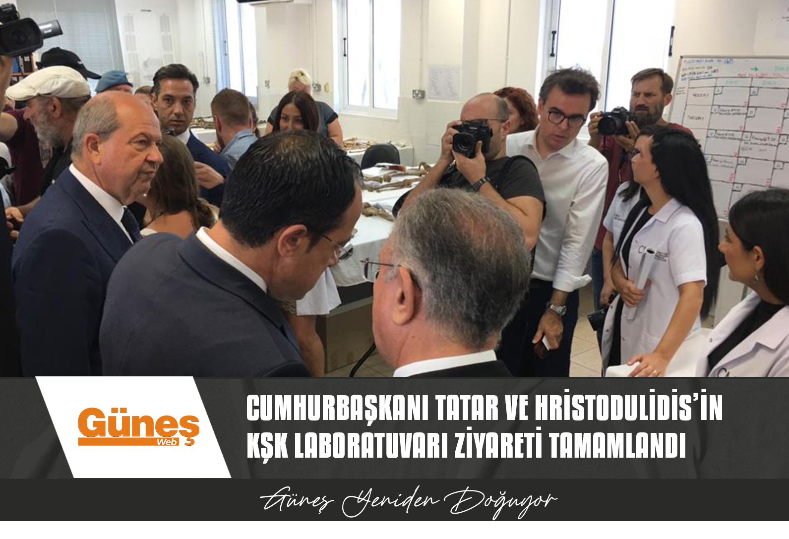 TATAR VE HRİSTODULİDİS’İN ANTROPOLOJİ LABORATUVARI ZİYARETİ TAMAMLANDI