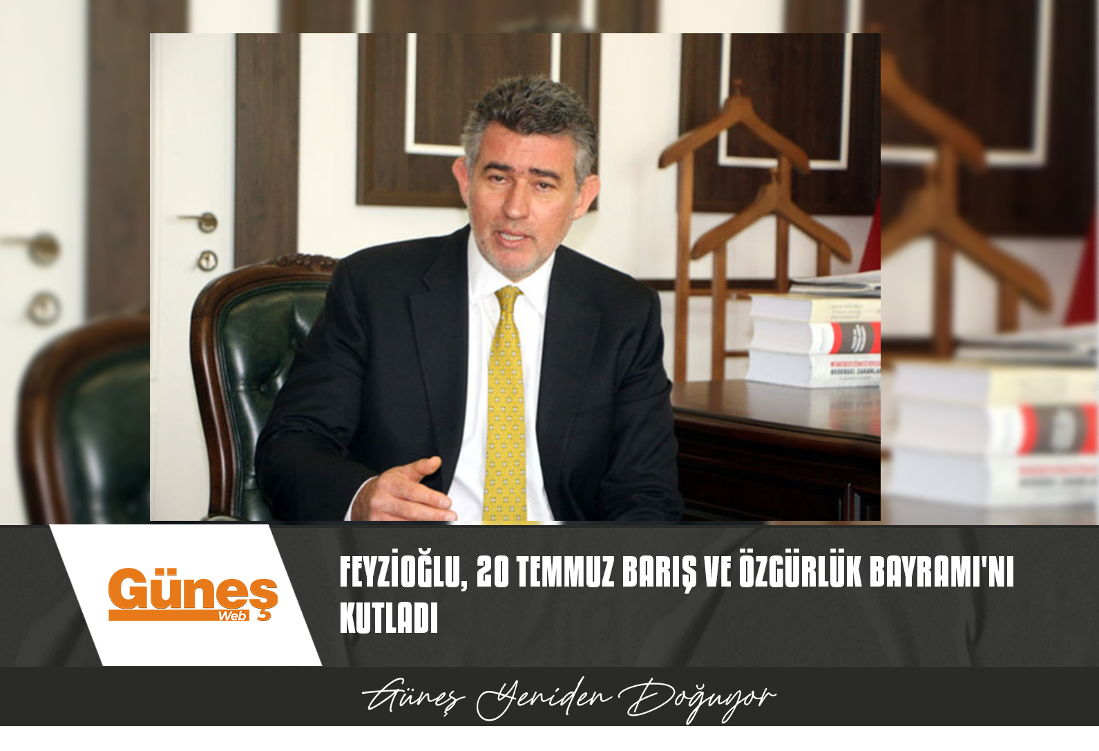 FEYZİOĞLU: BU CENNET ADADA 49 YILDIR BARIŞ VAR