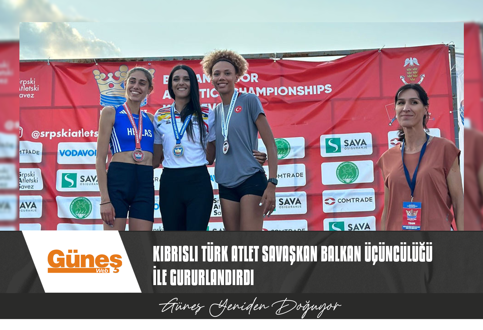 KIBRISLI TÜRK ATLET BUSE SAVAŞKAN BALKAN ÜÇÜNCÜLÜĞÜ İLE GURURLANDIRDI