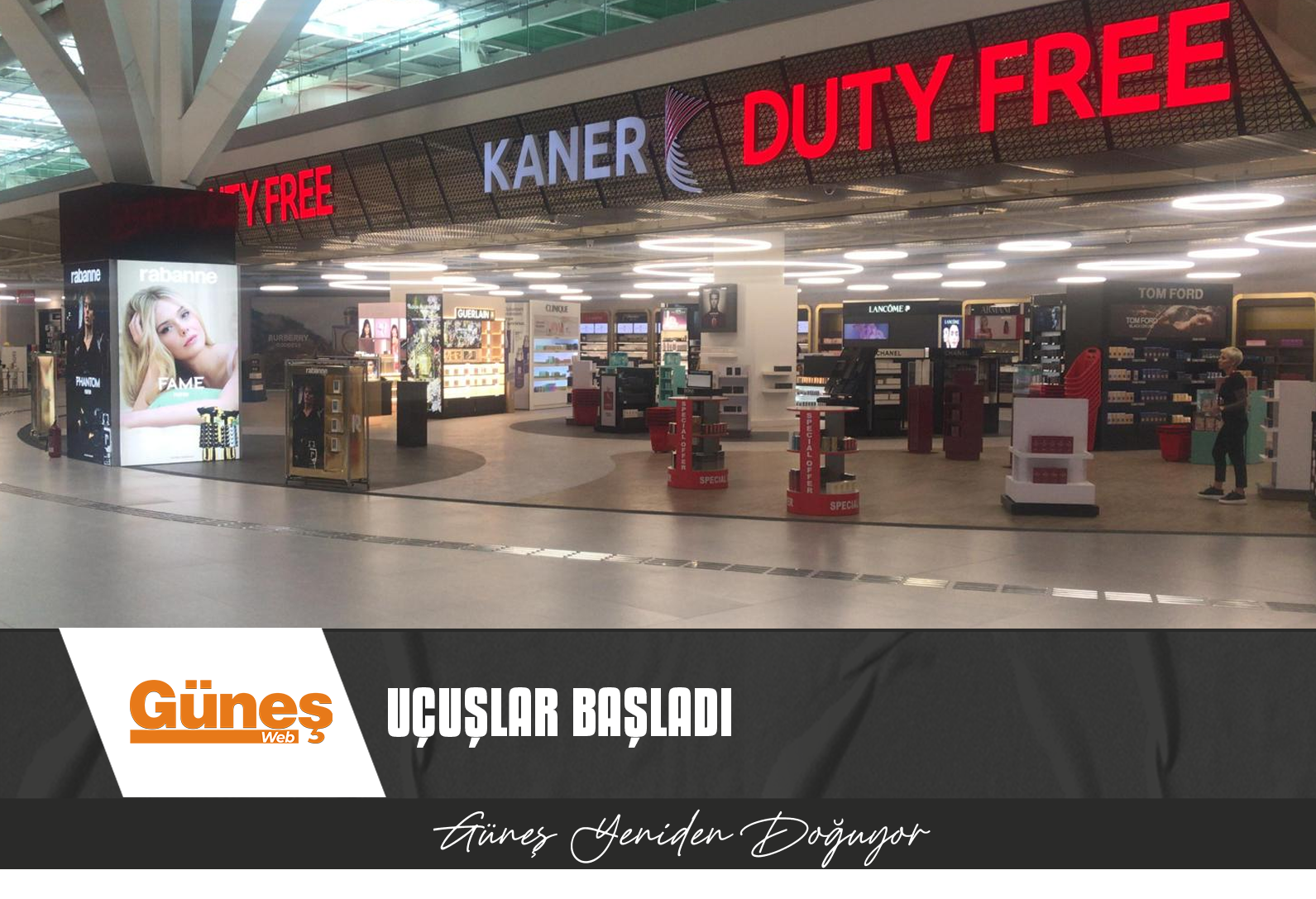 ERCAN YENİ TERMİNAL BİNASI VE PİSTİNDE UÇUŞLAR BAŞLADI