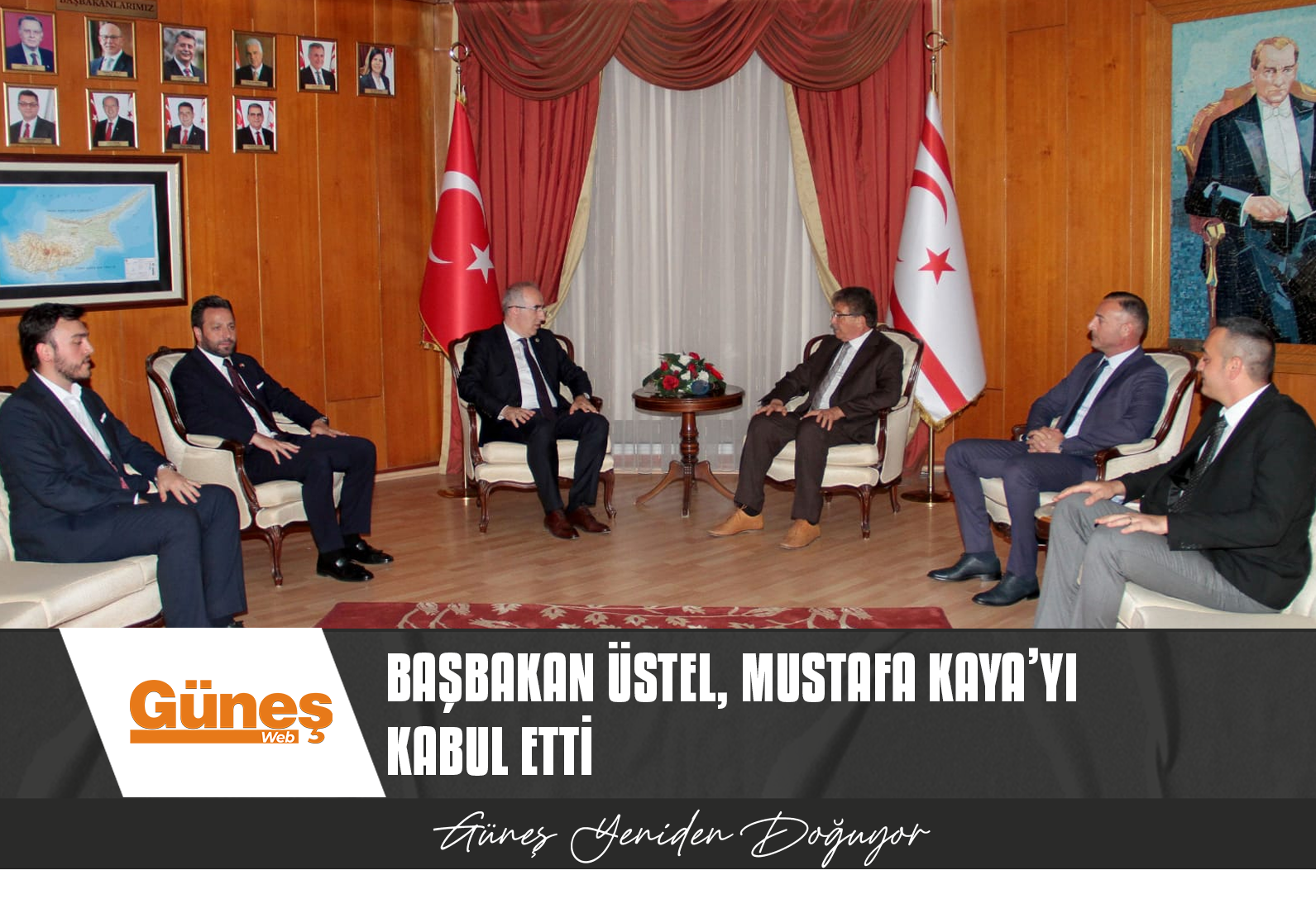 BAŞBAKAN ÜNAL ÜSTEL, SAADET PARTİSİ GENEL BAŞKAN YARDIMCISI, İSTANBUL MİLLETVEKİLİ MUSTAFA KAYA’YI KABUL ETTİ