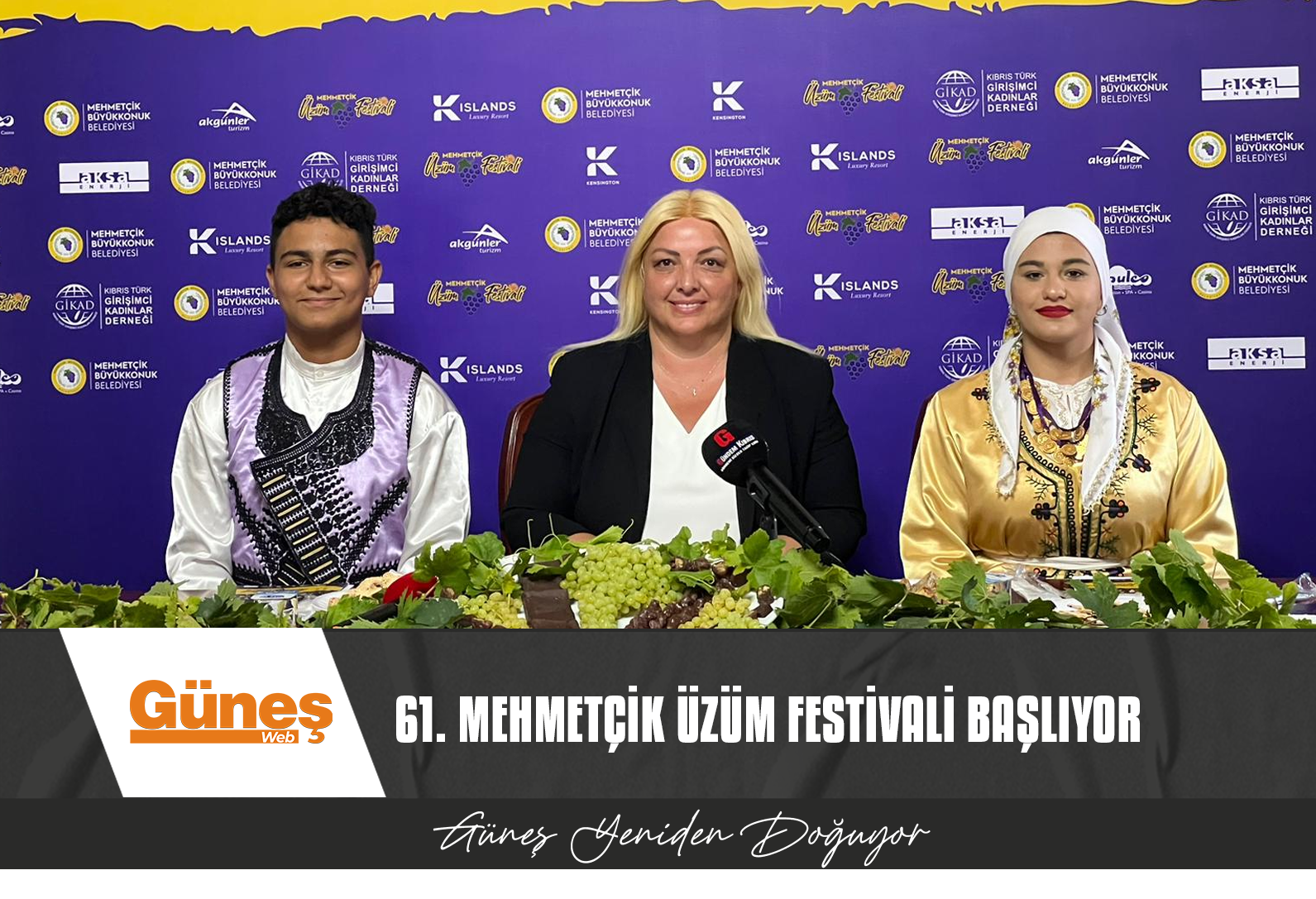 61. MEHMETÇİK ÜZÜM FESTİVALİ 4 AĞUSTOS CUMA GÜNÜ BAŞLIYOR