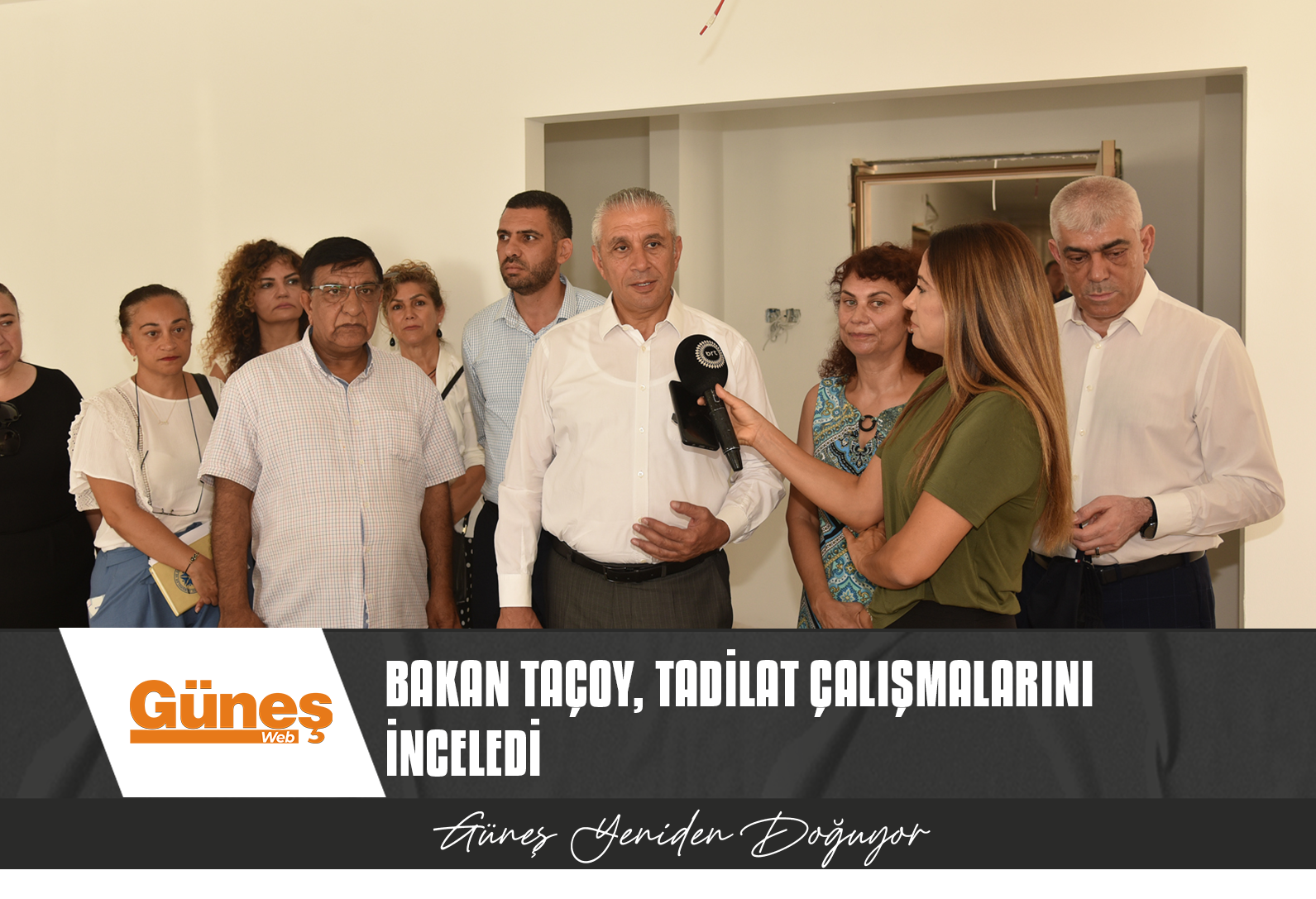 TAÇOY, TADİLAT ÇALIŞMALARINI İNCELEDİ