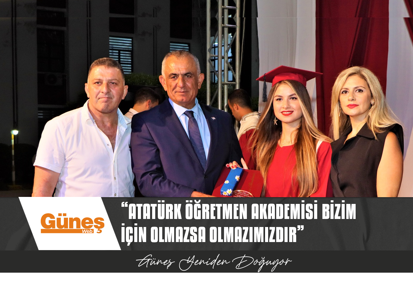 ATATÜRK ÖĞRETMEN AKADEMİSİ MEZUNLARI TÖRENLE DİPLOMALARINI ALDI