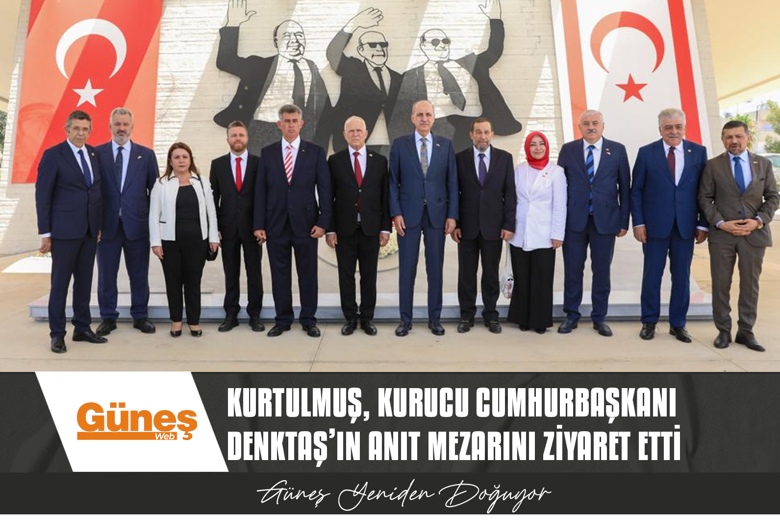 TBMM BAŞKANI NUMAN KURTULMUŞ, KURUCU CUMHURBAŞKANI DENKTAŞ’IN ANIT MEZARINI ZİYARET ETTİ