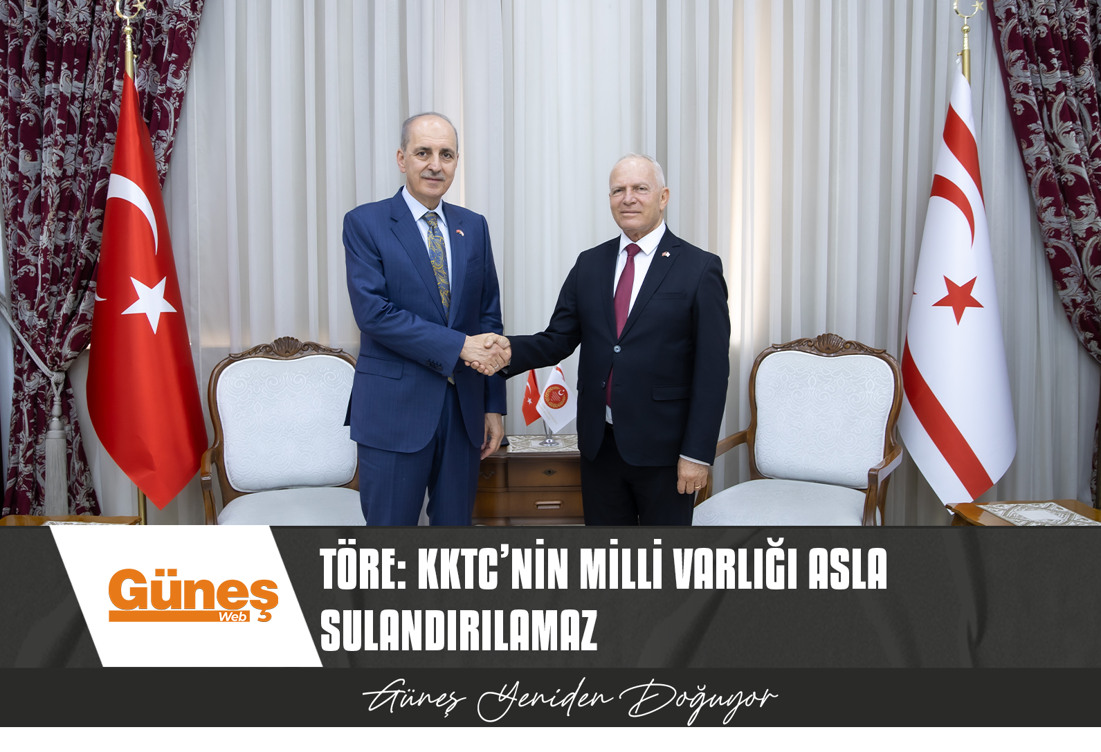 MECLİS BAŞKANI TÖRE İLE TBMM BAŞKANI KURTULMUŞ GÖRÜŞTÜ