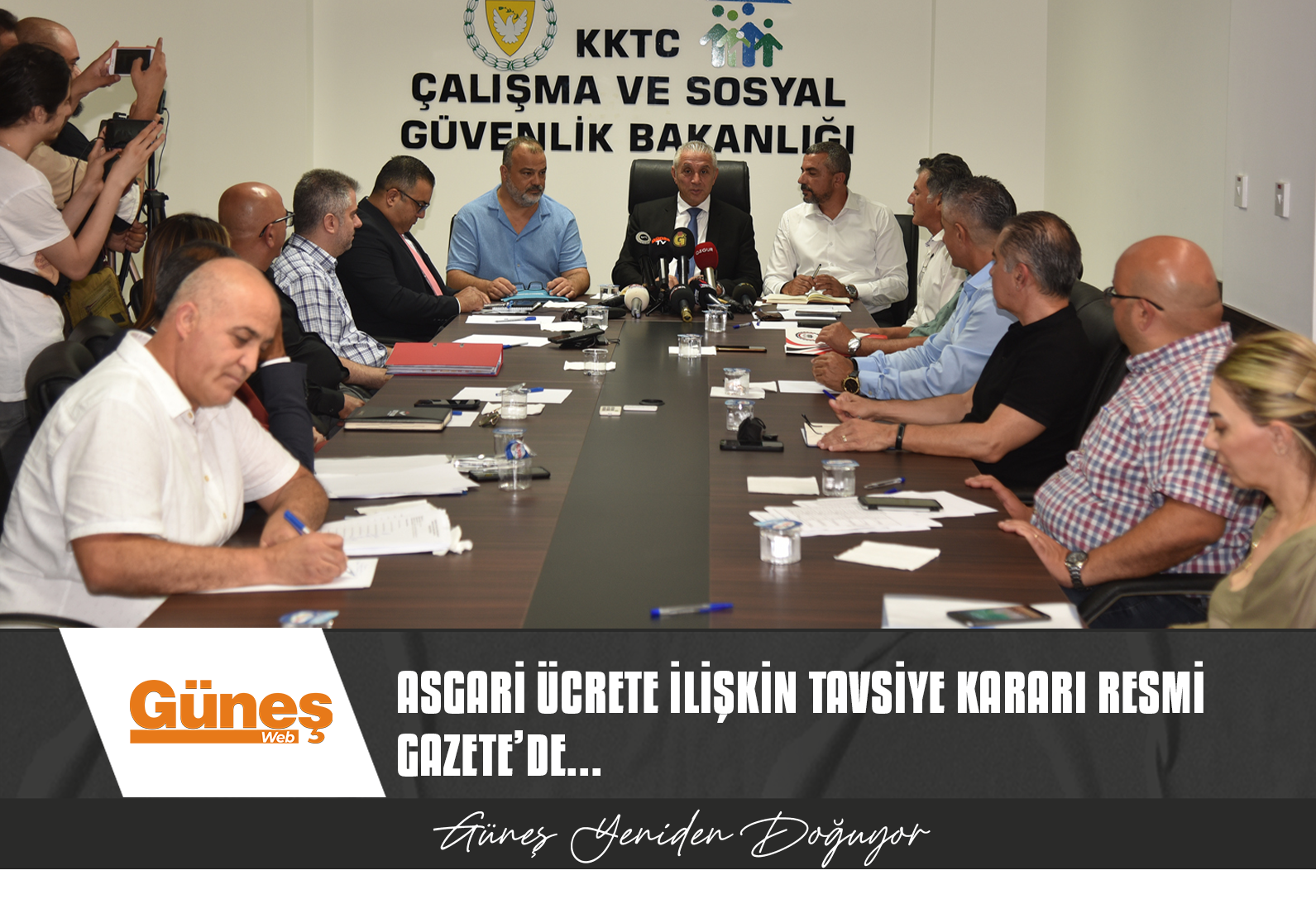 ASGARİ ÜCRETE İLİŞKİN TAVSİYE KARARI RESMİ GAZETE’DE…