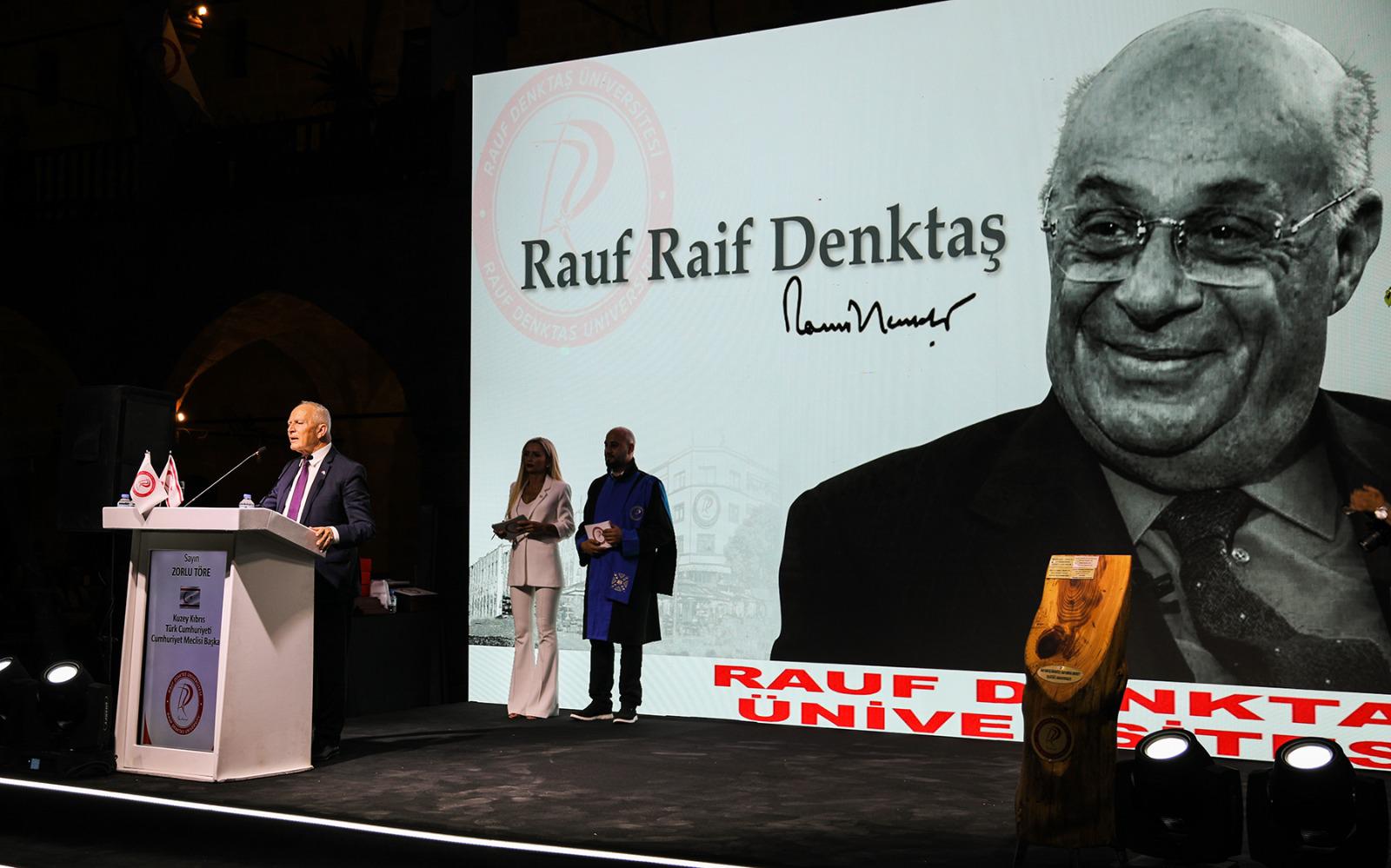 TÖRE, RAUF DENKTAŞ ÜNİVERSİTESİ MEZUNİYET TÖRENİNE KATILDI