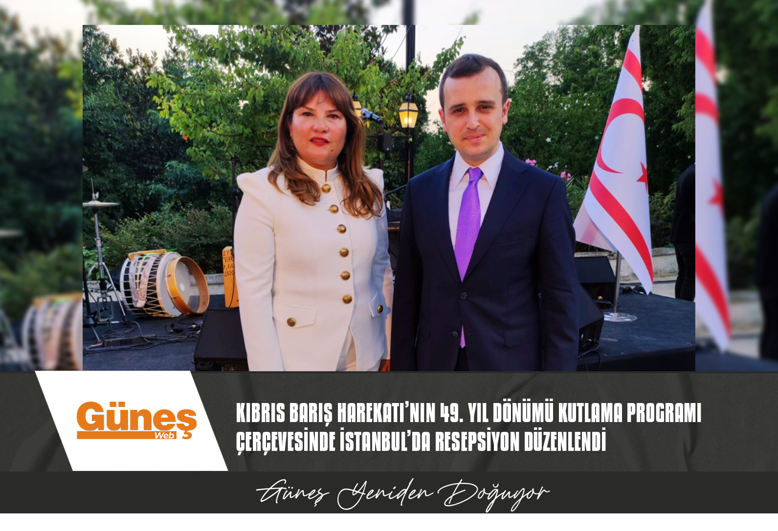 DMW, KIBRIS BARIŞ VE ÖZGÜRLÜK BAYRAMI RESEPSİYONUNA KATILDI