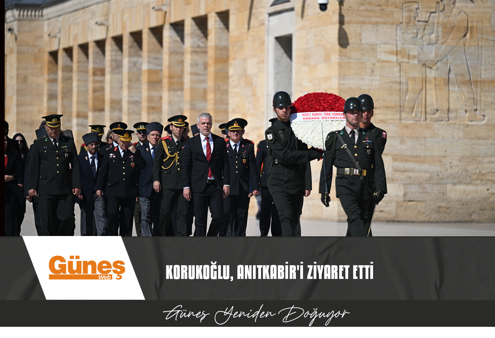 KKTC’NİN ANKARA BÜYÜKELÇİSİ KORUKOĞLU, ANITKABİR’İ ZİYARET ETTİ