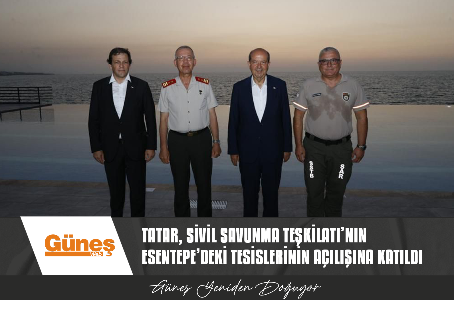 CUMHURBAŞKANI TATAR, SİVİL SAVUNMA TEŞKİLATI’NIN ESENTEPE’DEKİ TESİSLERİNİN AÇILIŞINA KATILDI