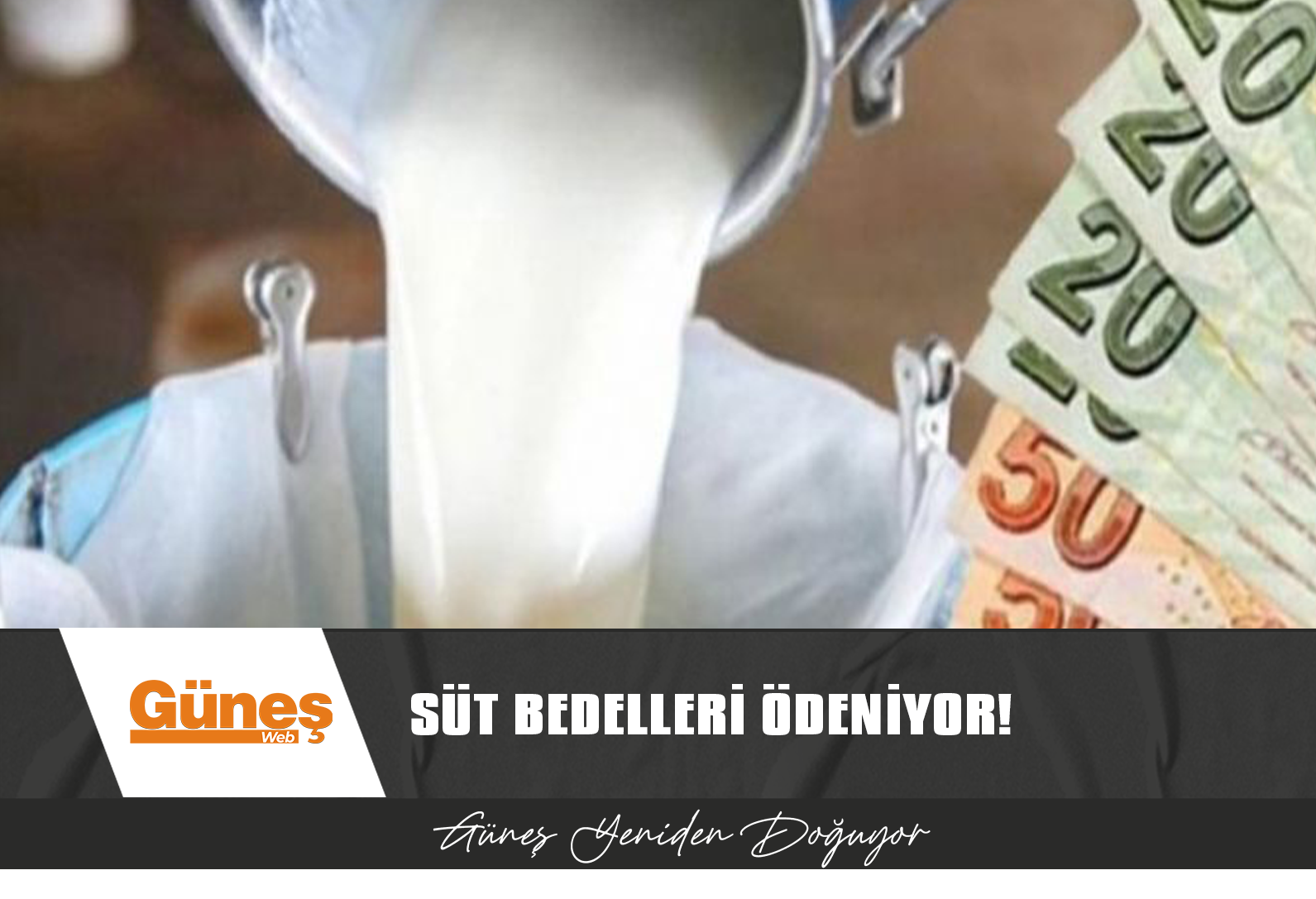 SÜT BEDELLERİ ÖDENİYOR!