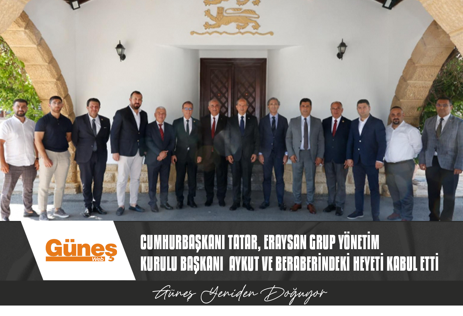 CUMHURBAŞKANI TATAR, YATIRIMCI İŞ İNSANLARINI KABUL ETTİ