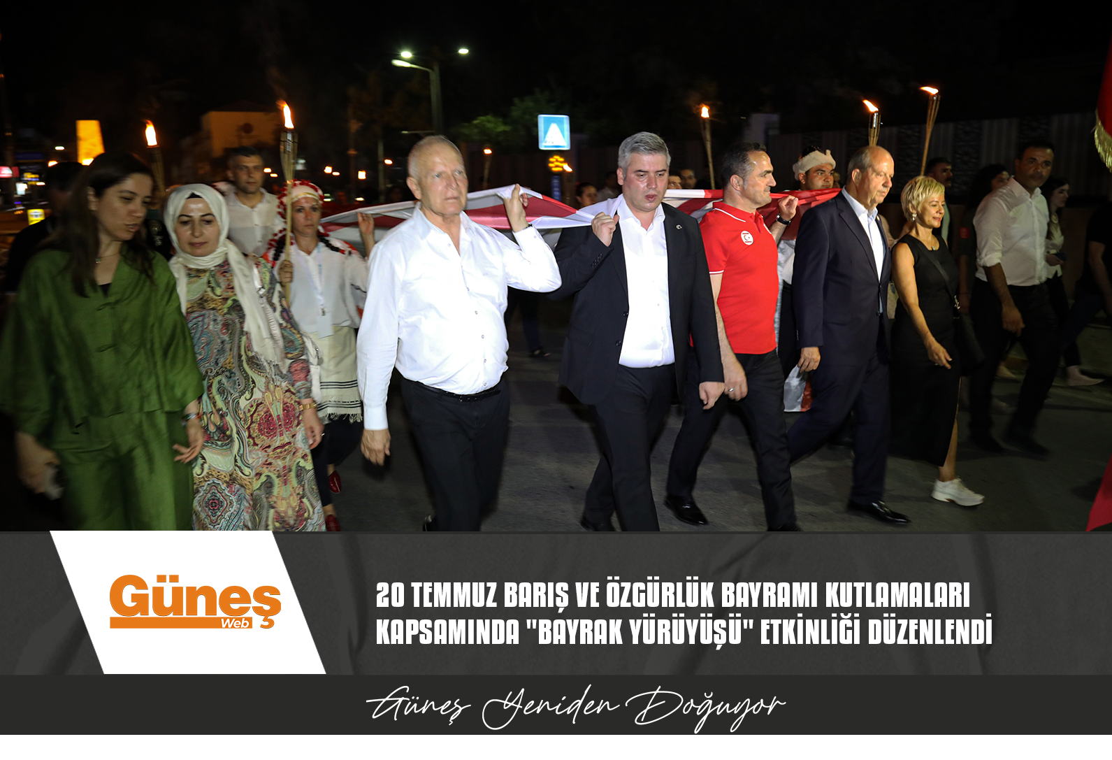 “BAYRAK YÜRÜYÜŞÜ” DÜZENLENDİ