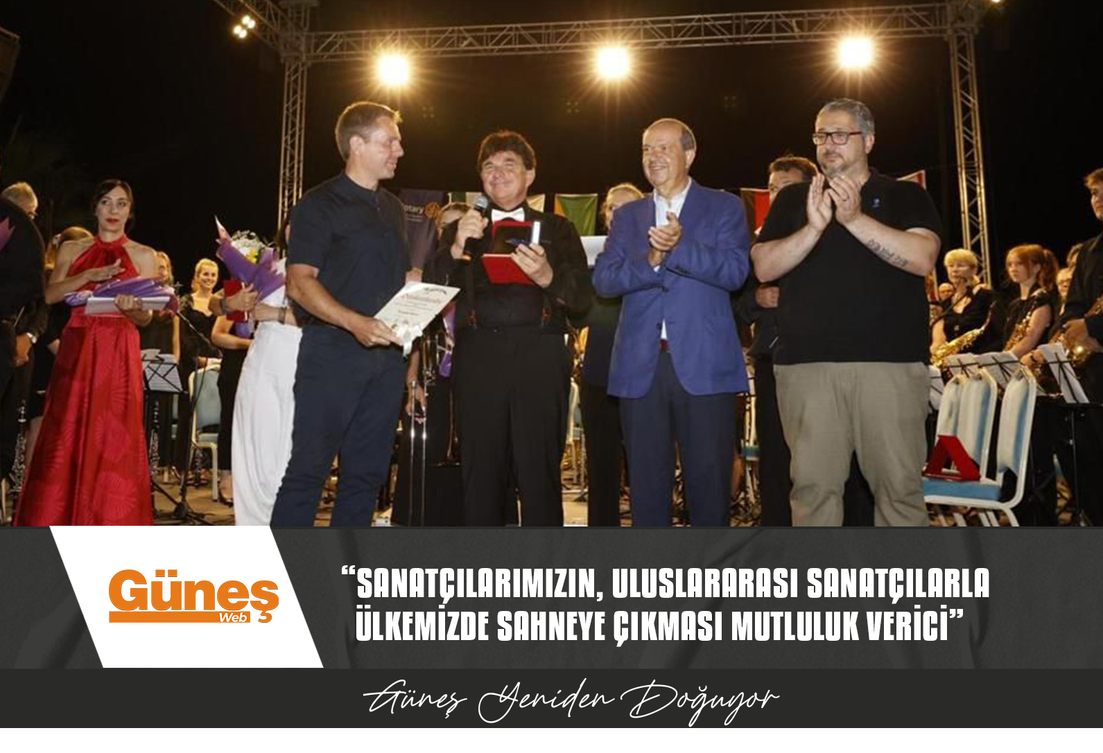 CUMHURBAŞKANI ERSİN TATAR, WİNDS OF ROTARY KONSERİNDE KONUŞTU