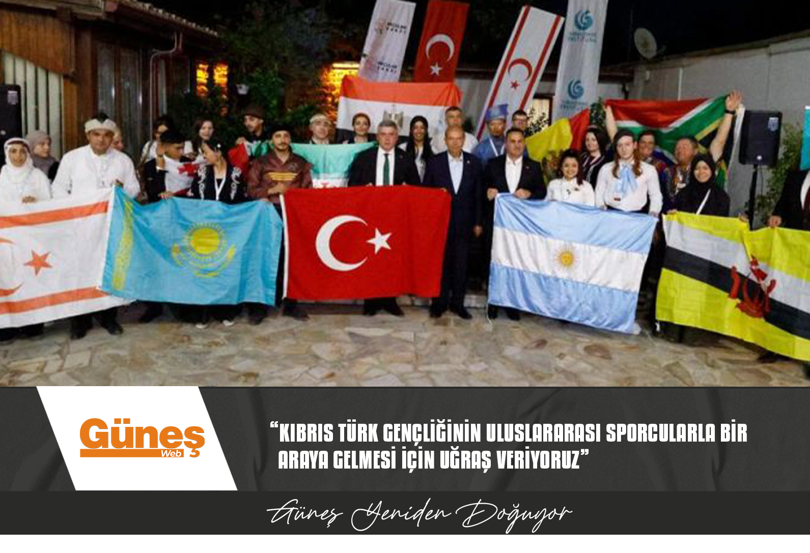 CUMHURBAŞKANI TATAR, 3’ÜNCÜ BARIŞ VE ÖZGÜRLÜK KUPASI ULUSLARARASI SPORCULARLA SOHBET ETKİNLİĞİNE KATILDI