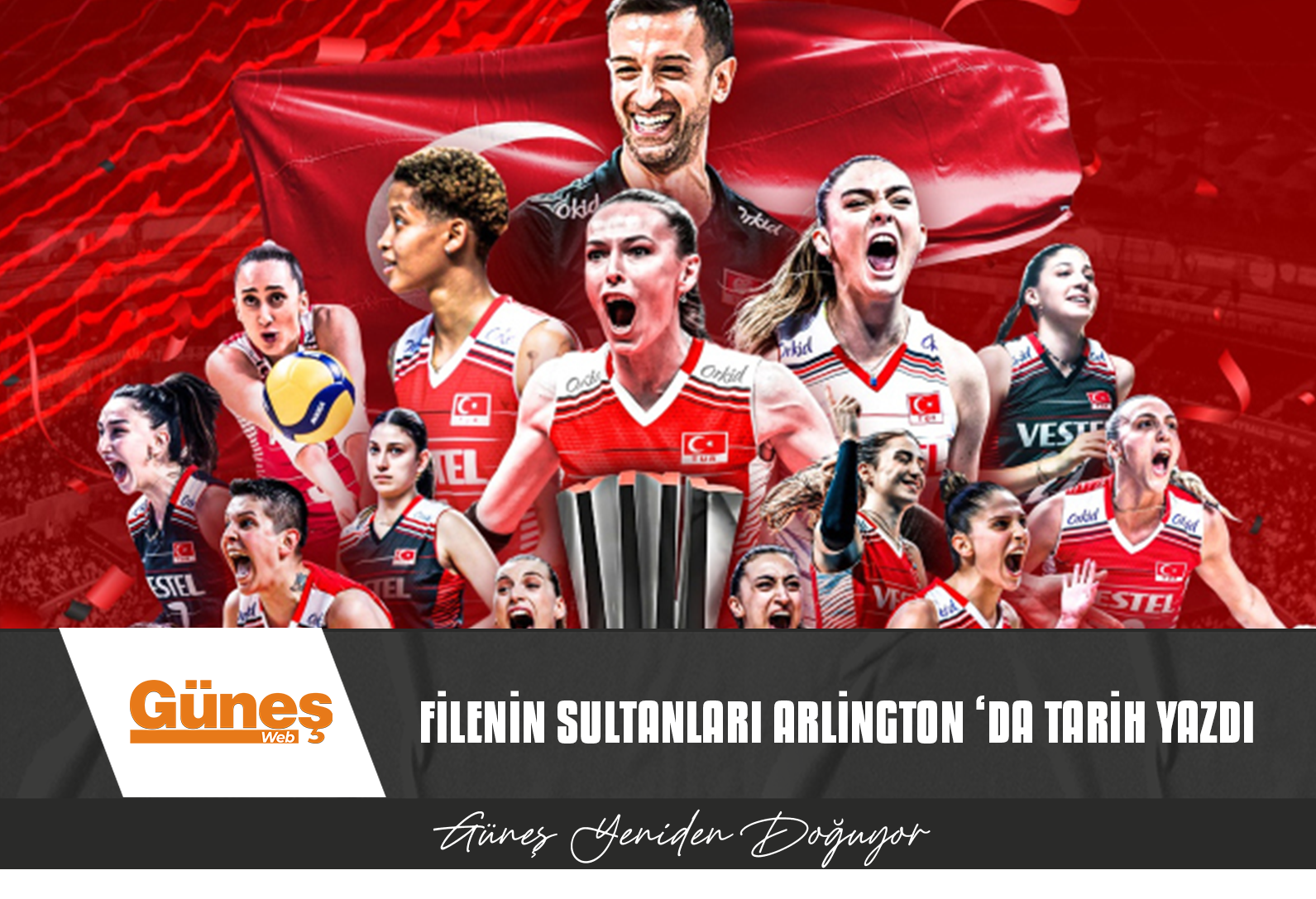 TÜRKİYE A MİLLİ KADIN VOLEYBOL TAKIMI ALTIN MADALYAYI ALDI