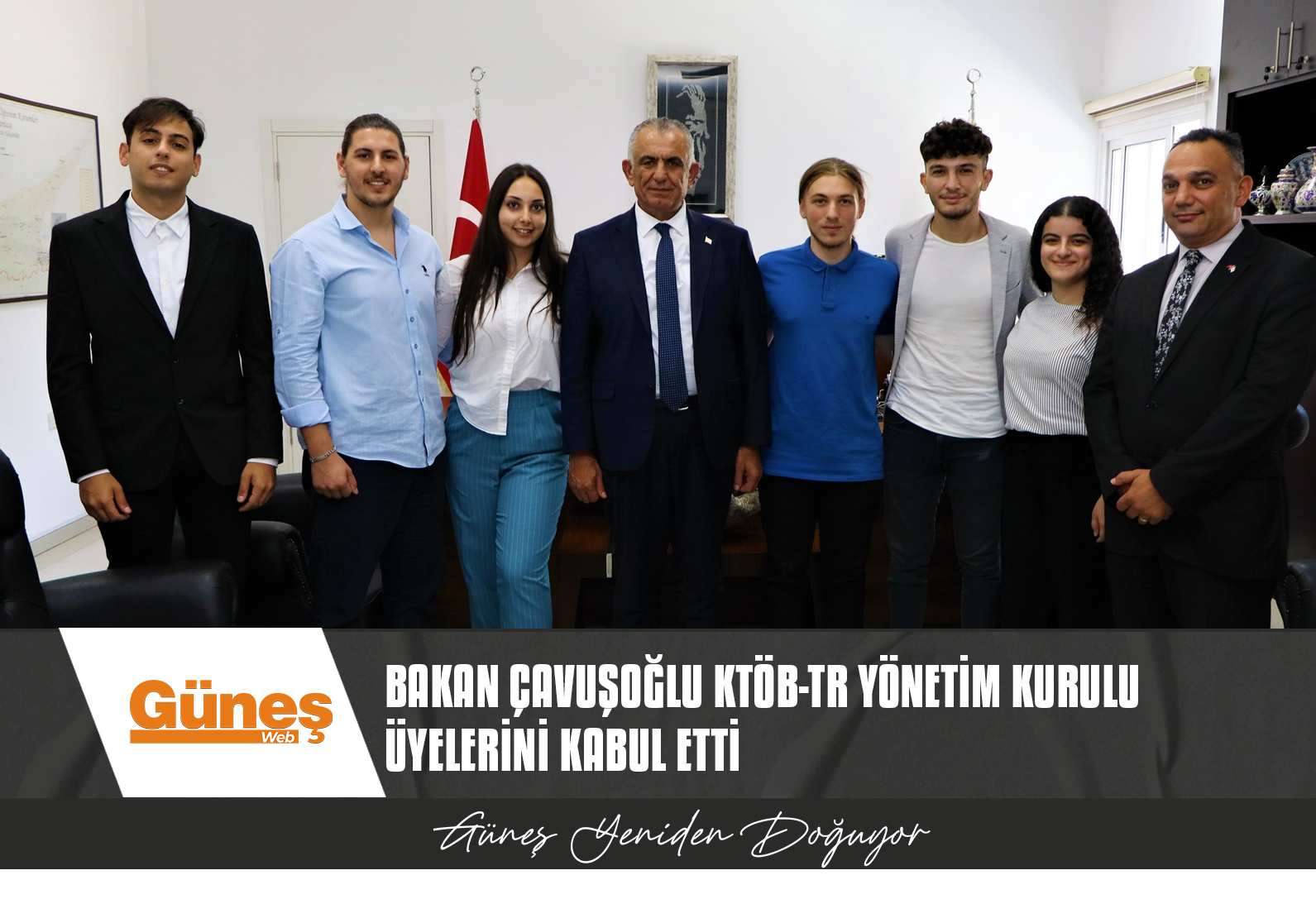 ÇAVUŞOĞLU, TÜRKİYE’DE ÖĞRENİM GÖREN KIBRISLI TÜRK ÖĞRENCİLERİN BİRLİKTELİKLERİNİN ÖNEMİNE VURGU YAPTI