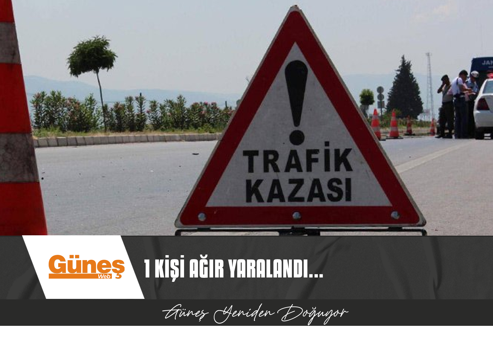 MAĞUSA’DA FECİ KAZA… 1 KİŞİ AĞIR YARALANDI…