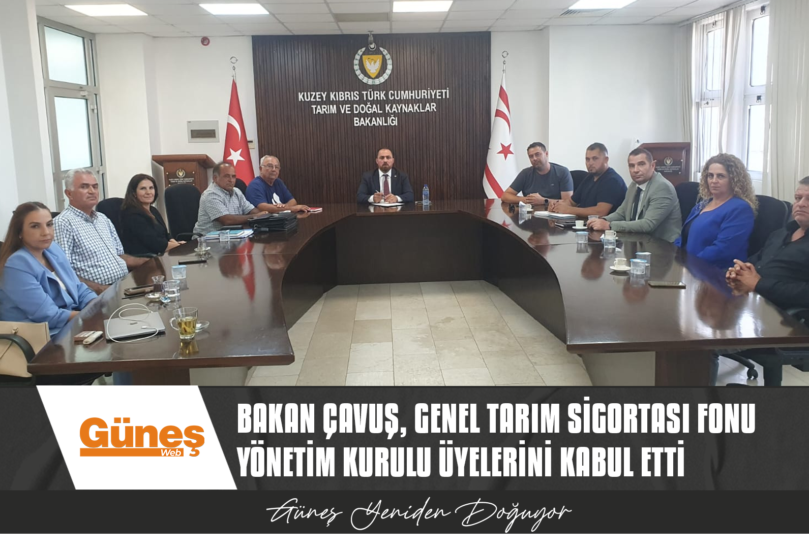 TARIM VE DOĞAL KAYNAKLAR BAKANI ÇAVUŞ, GENEL TARIM SİGORTASI FONU YÖNETİM KURULU ÜYELERİNİ KABUL ETTİ