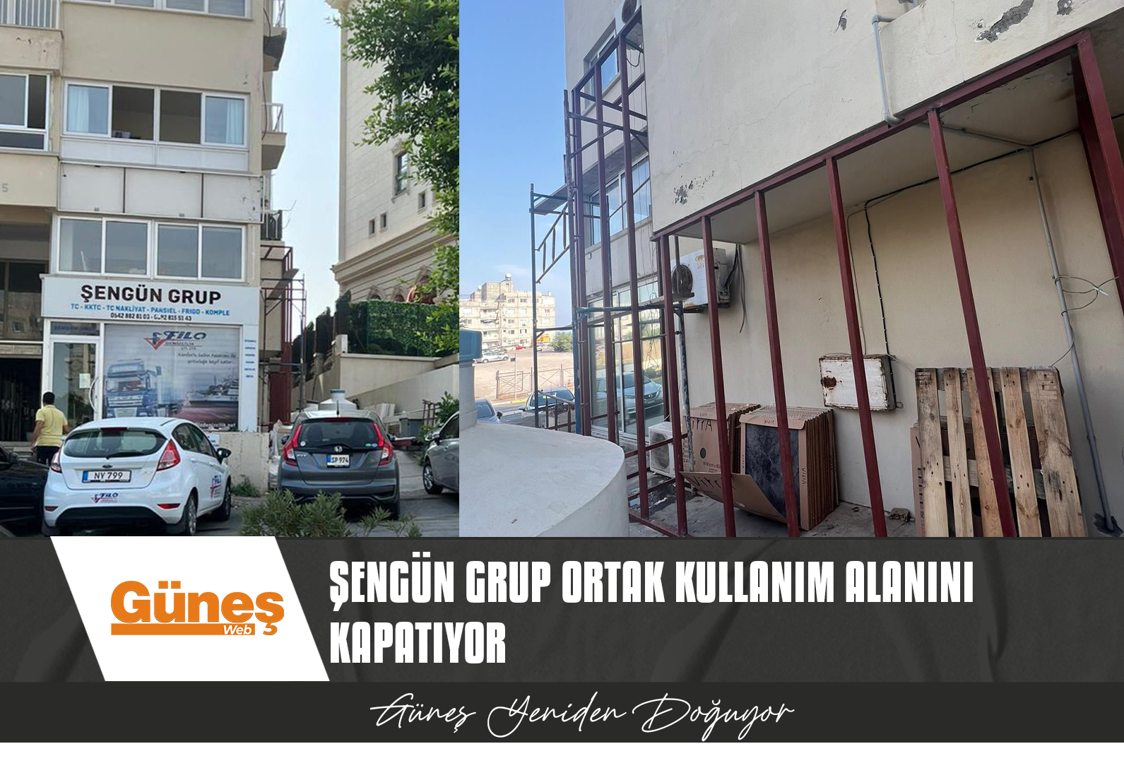 ŞENGÜN GRUP ORTAK KULLANIM ALANINI KAPATIYOR