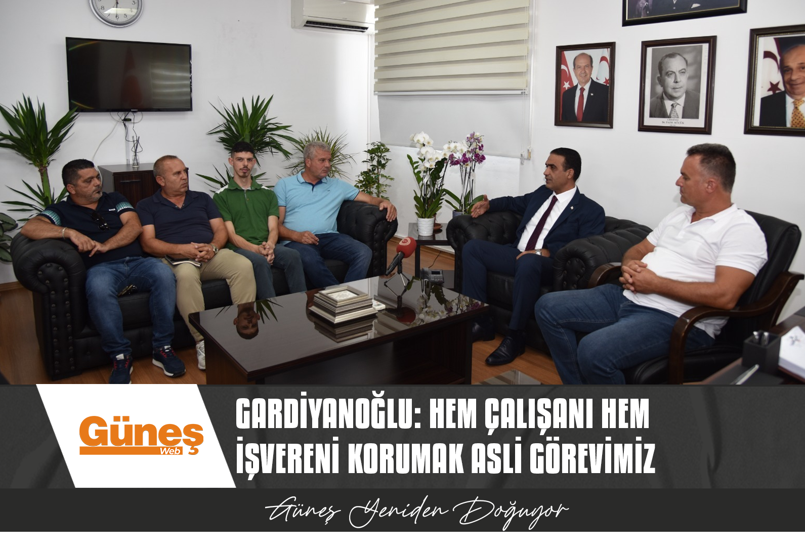 ALÜMİNYUM DOĞRAMACILAR BİRLİĞİ  DERNEĞİ, GARDİYANOĞLU’NA SORUNLARINI AKTARDI