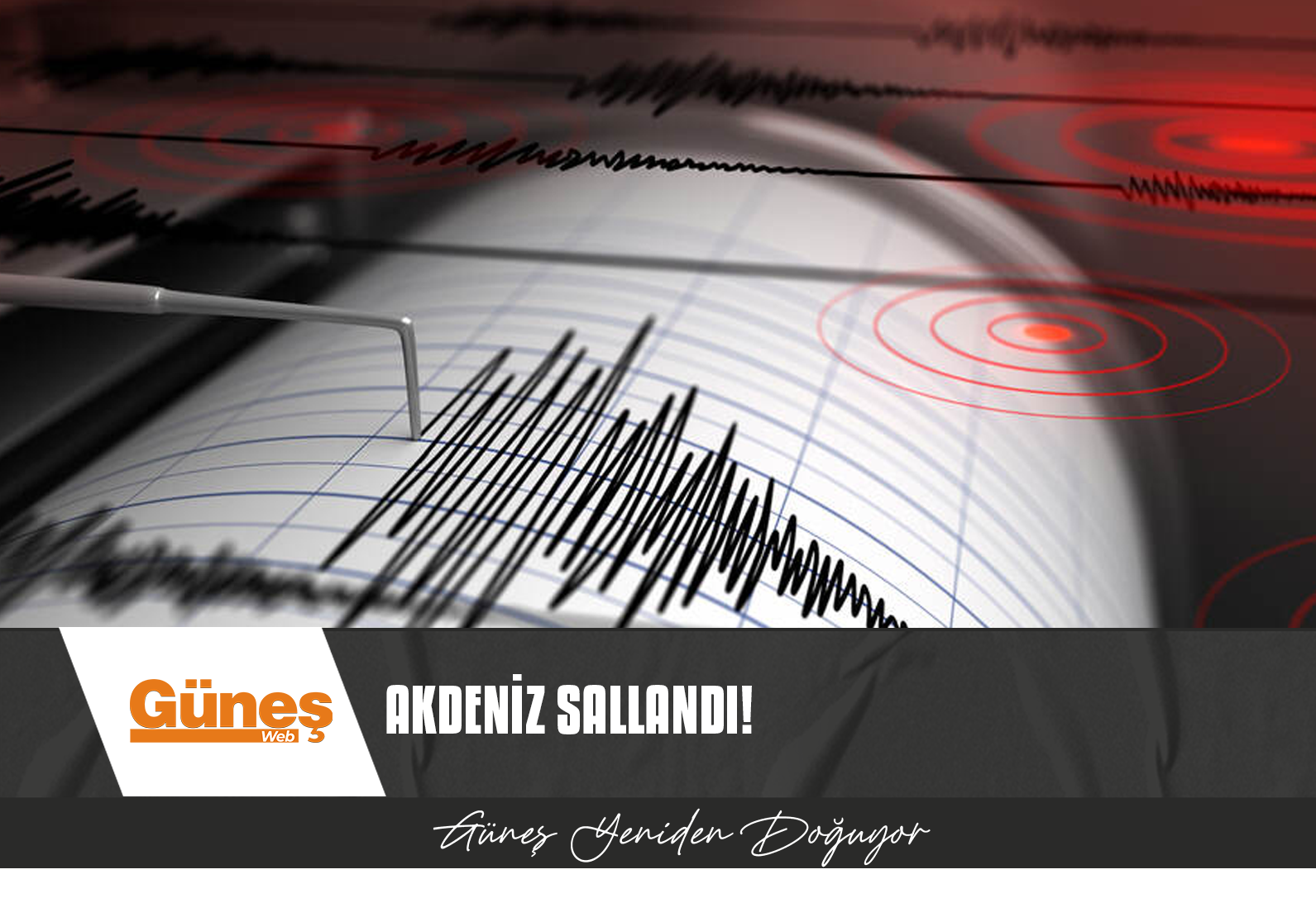 AKDENİZ AÇIKLARINDA 4,3 BÜYÜKLÜĞÜNDE DEPREM