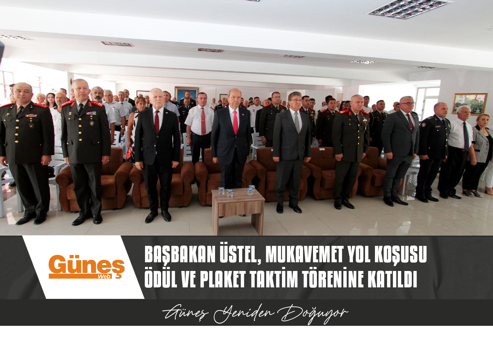 BAŞBAKAN ÜNAL ÜSTEL, MUKAVEMET YOL KOŞUSU ÖDÜL VE PLAKET TAKTİM TÖRENİNE KATILDI