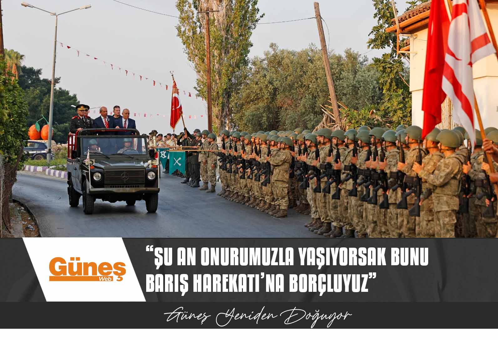 TATAR LEFKE’DEKİ TÖRENDE VURGULADI…