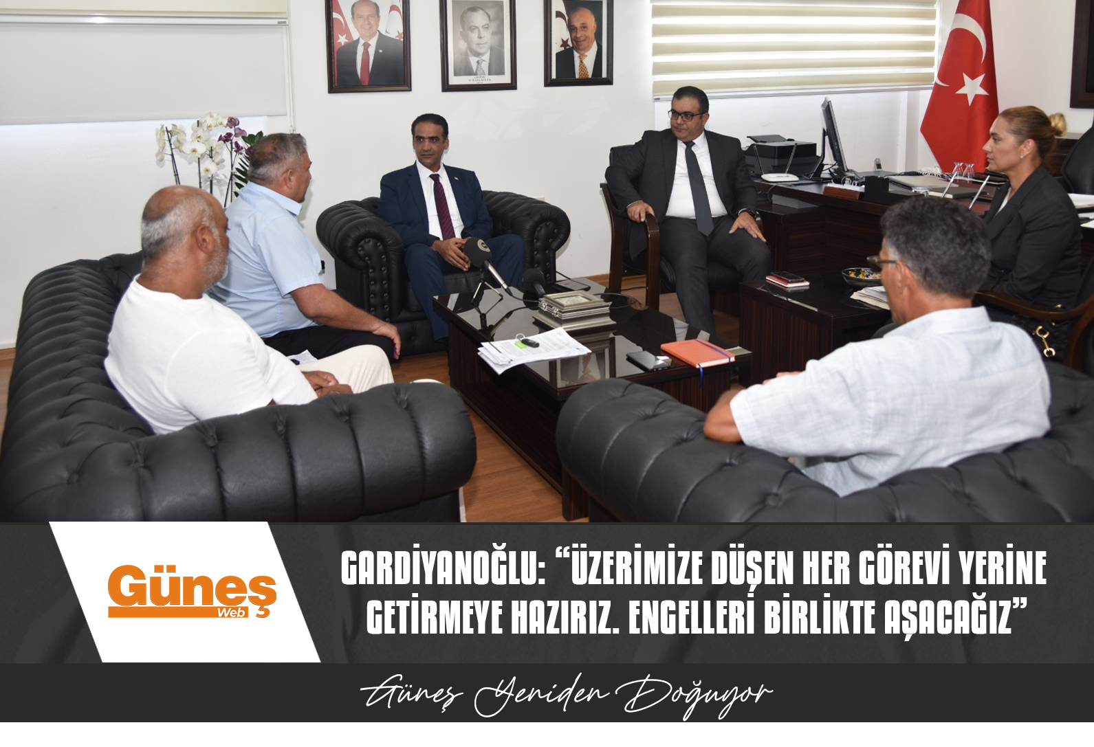 GARDİYANOĞLU: “ÜZERİMİZE DÜŞEN HER GÖREVİ YERİNE GETİRMEYE HAZIRIZ. ENGELLERİ BİRLİKTE AŞACAĞIZ”