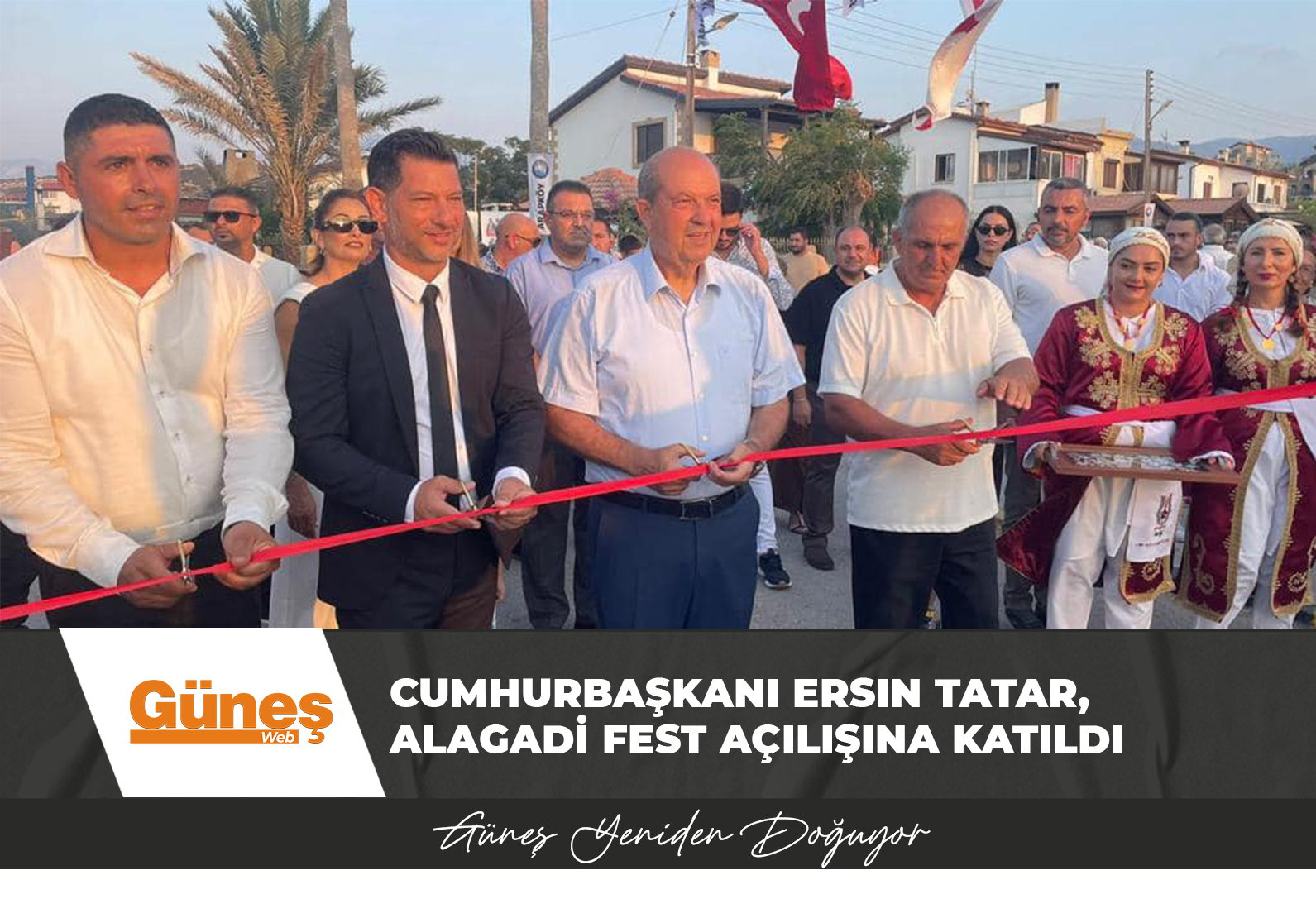 Cumhurbaşkanı Ersin Tatar, Alagadi Fest açılışına katıldı