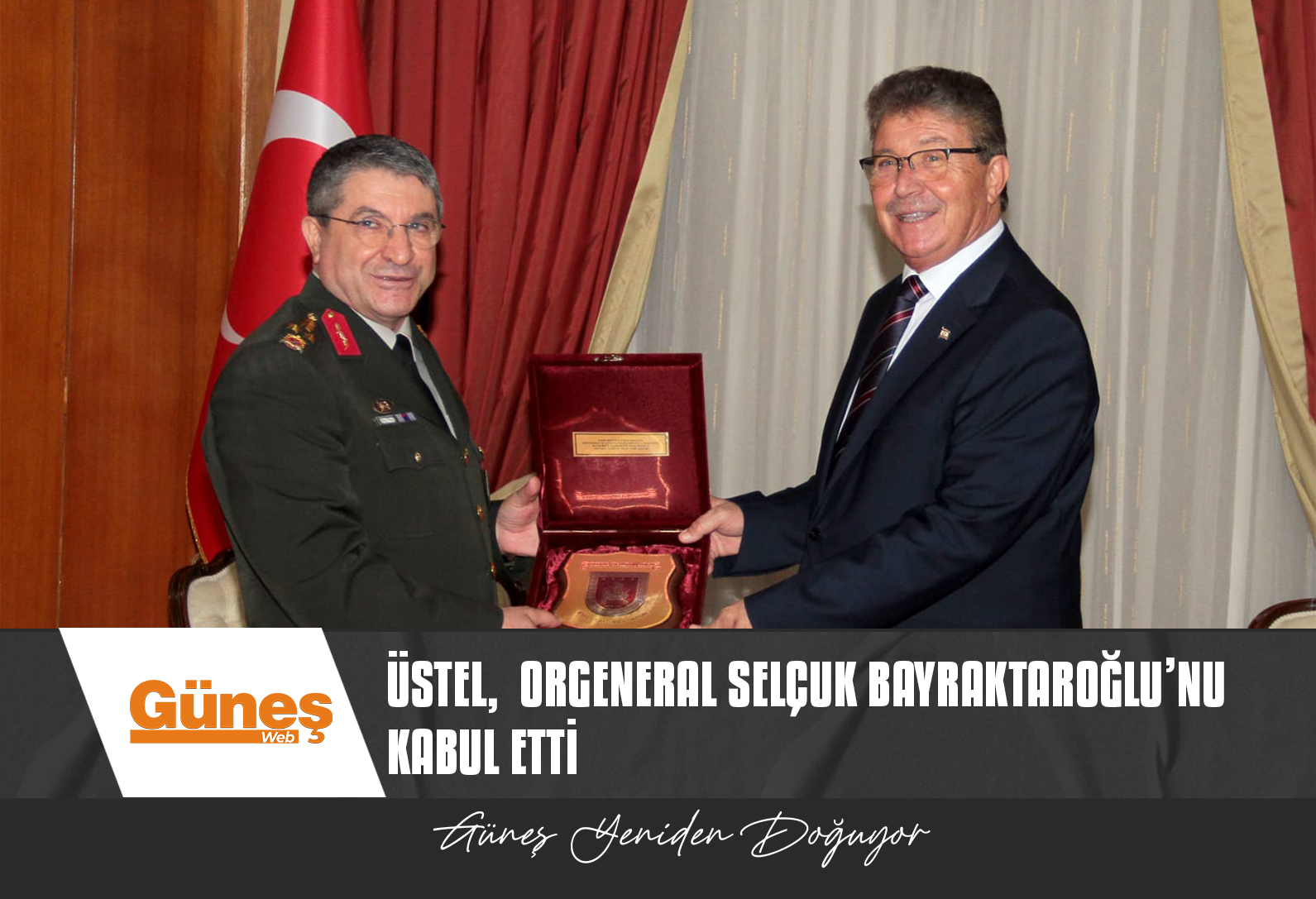 BAŞBAKAN ÜNAL ÜSTEL TÜRKİYE CUMHURIYETİ KARA KUVVETLERİ KOMUTANI ORGENERAL SELÇUK BAYRAKTAROĞLU’NU KABUL ETTİ
