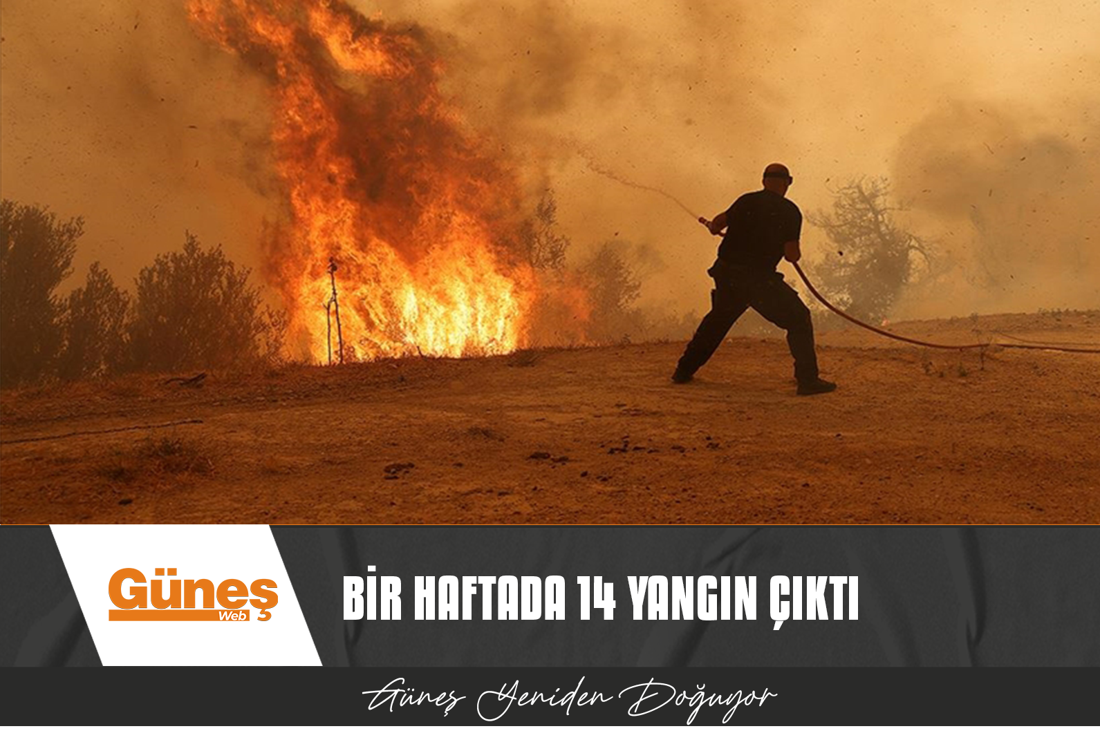 BİR HAFTADA 14 YANGIN ÇIKTI