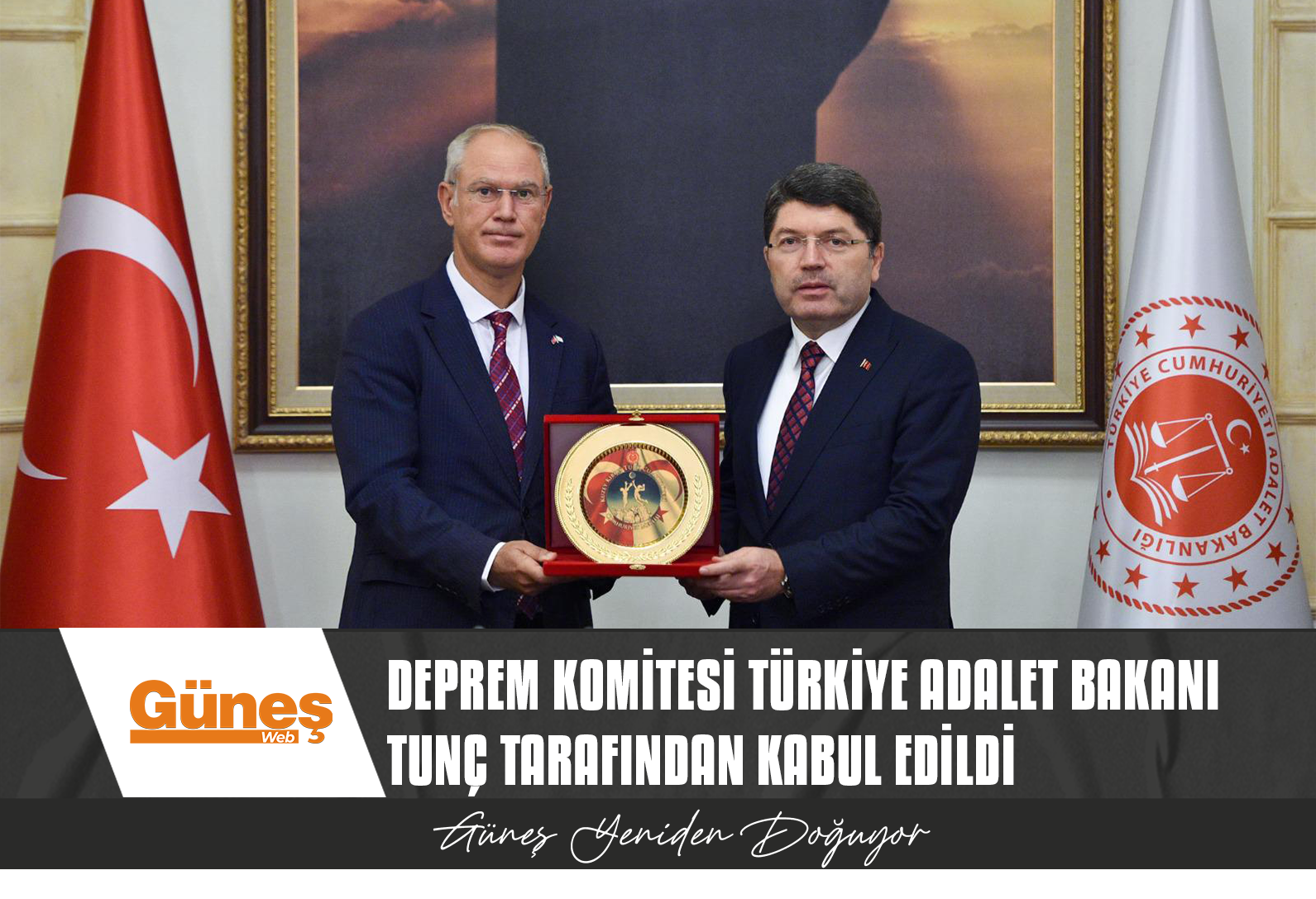 Deprem Komitesi Türkiye Adalet Bakanı Tunç tarafından kabul edildi